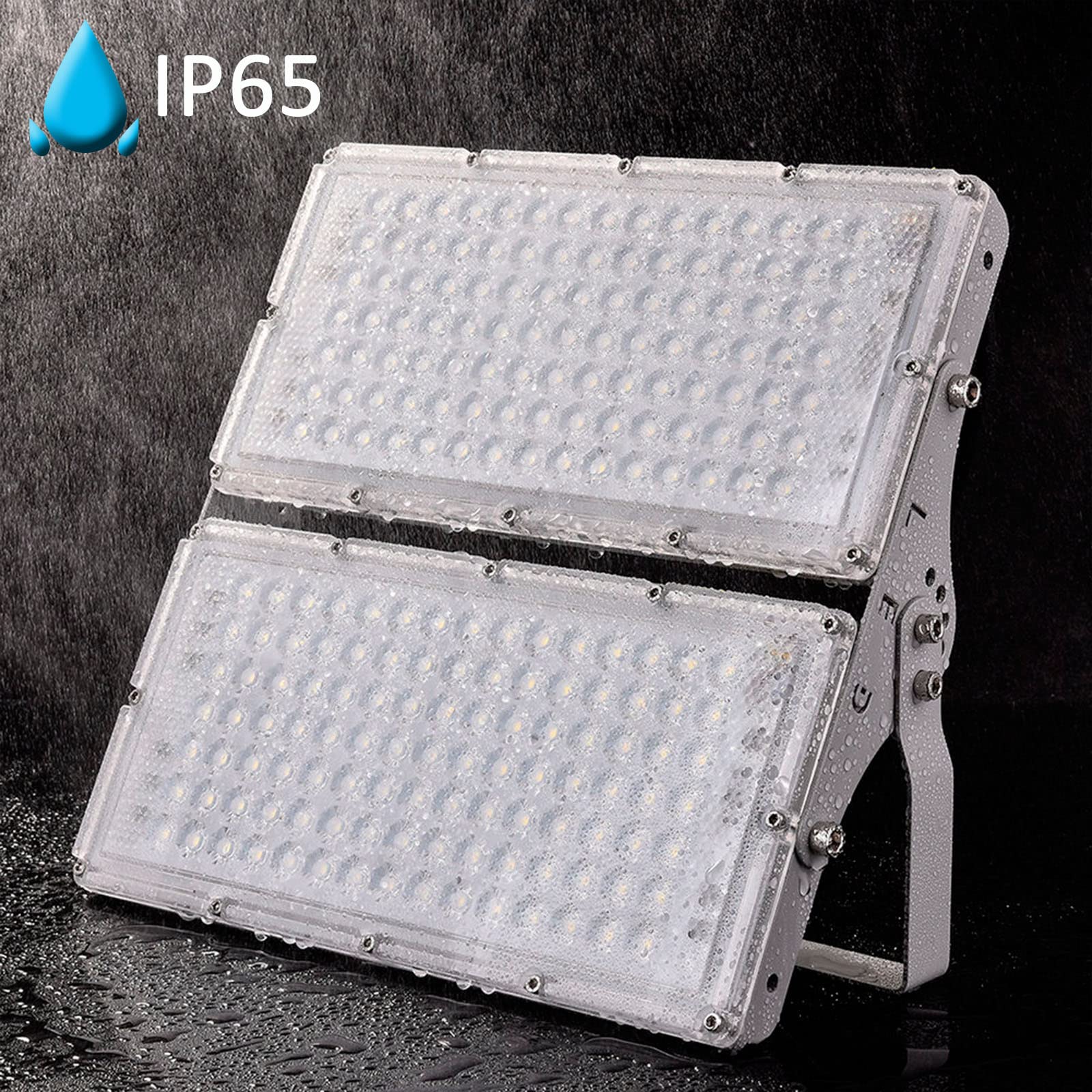 8PCS 200W LED Flood Lights Outdoor - 16000LM Super Bright Security Lights, 6000K Daylight White, IP65 Waterproof - Perfect for Stadium, Lawn, Arena, Yard, Garage & Parking Lot Lighting