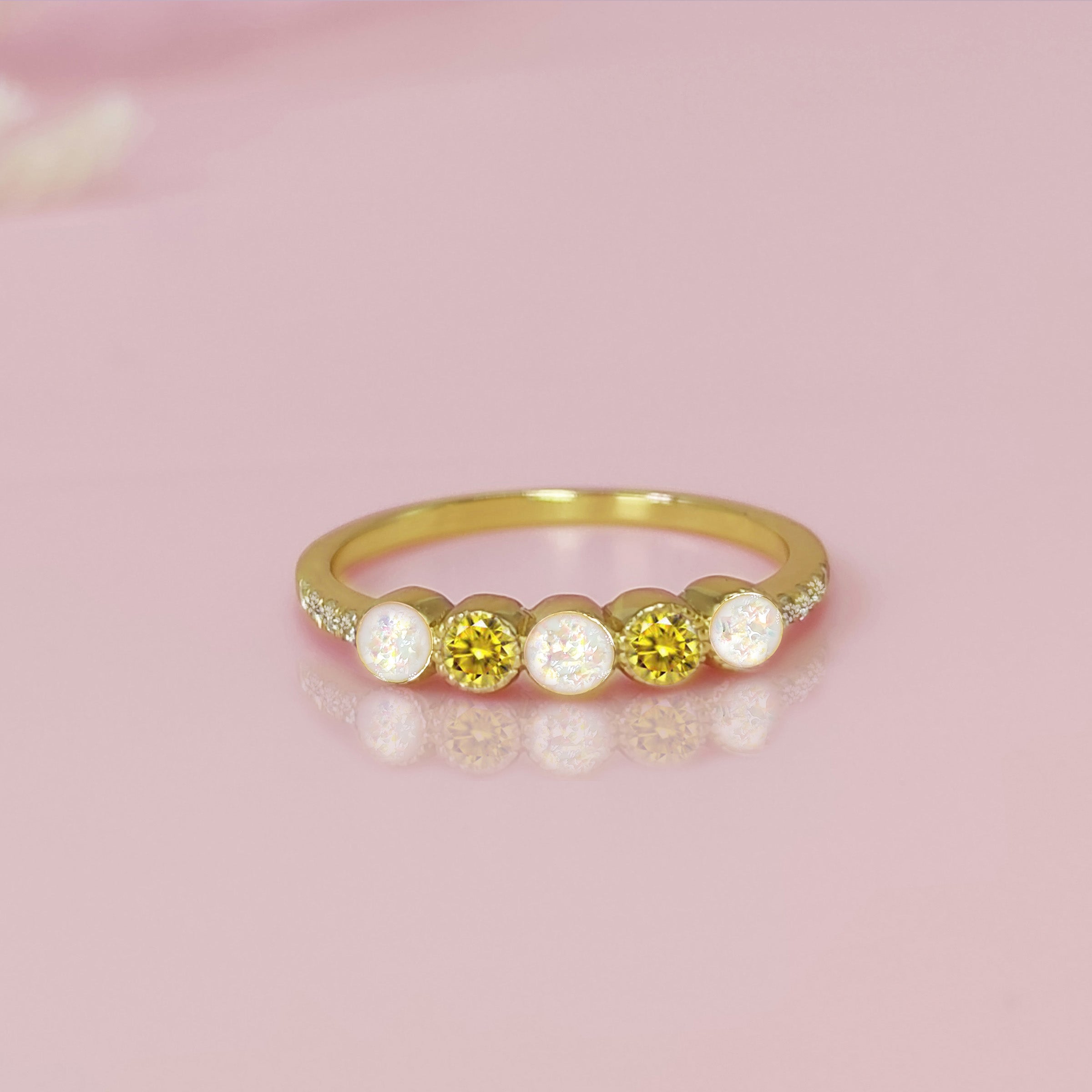 Personalized Birthstone Ashes Ring - Memorial Jewelry for Loved Ones | Cremation Keepsake for Women & Men - Perfect for Remembrance, Anniversaries & Healing