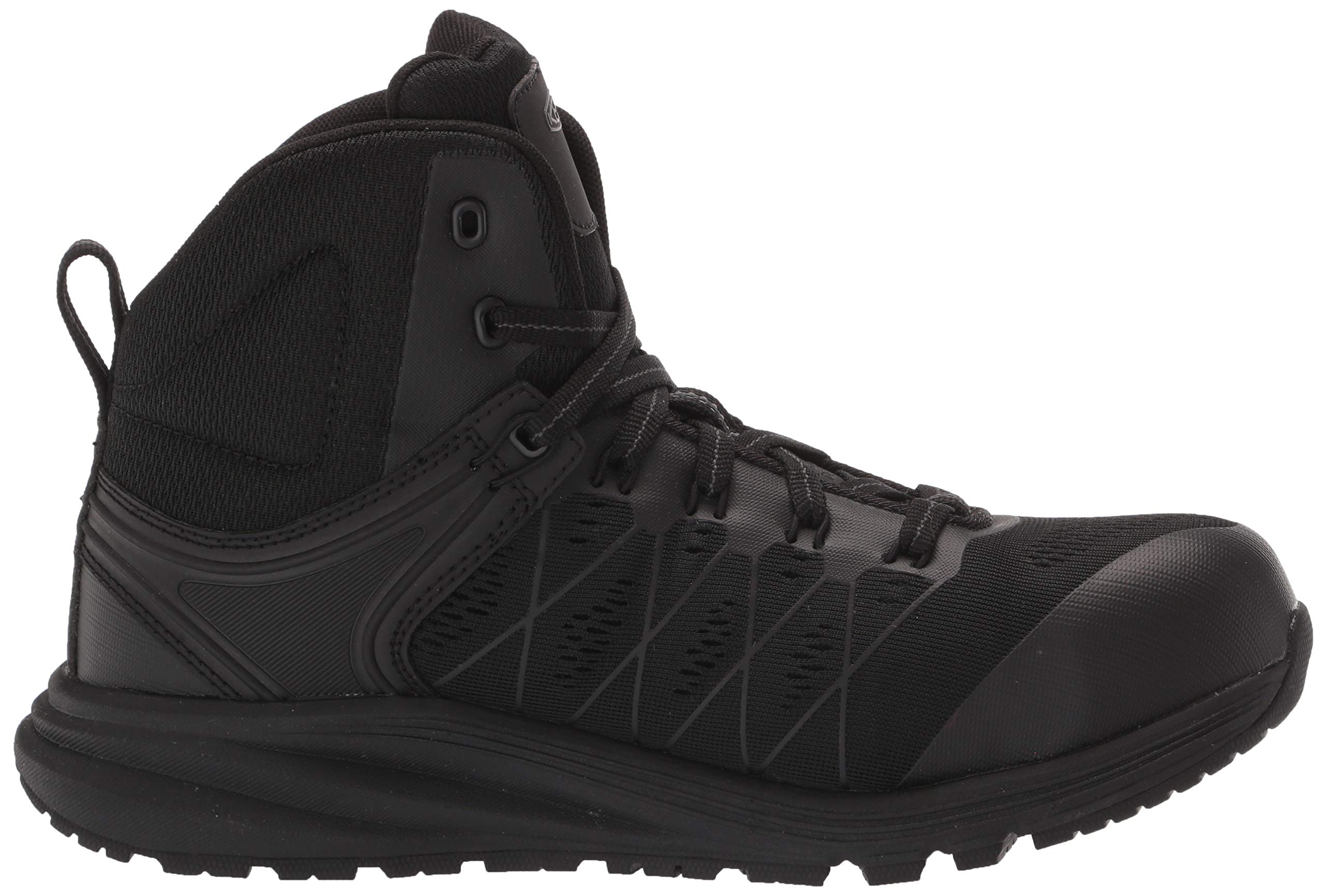 **KEEN Utility Men's Vista Energy Mid Height Composite Toe Work Boot - Durable & Comfortable Safety Shoes for Construction, Hiking & Outdoor Work**