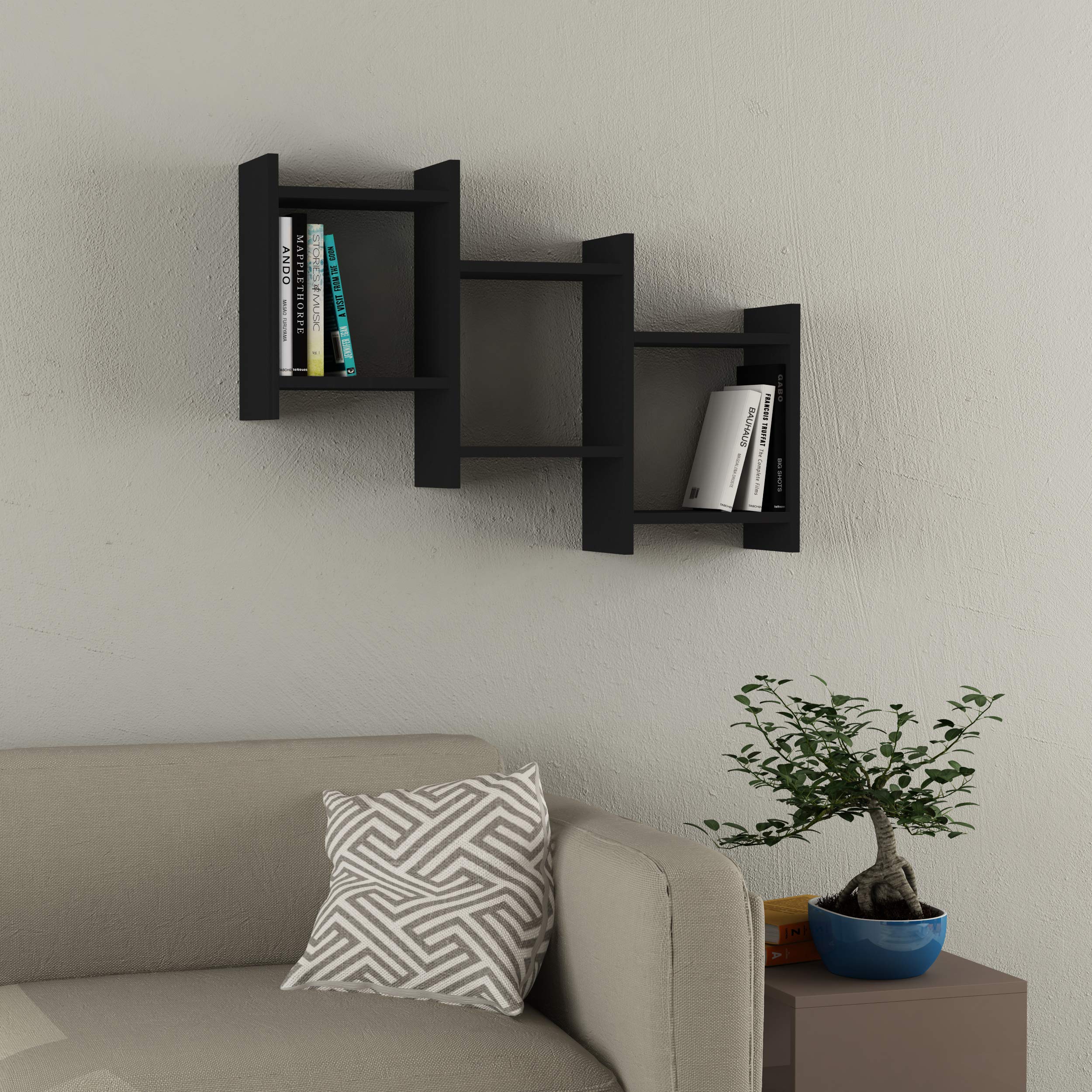 Modern Anthracite Wall Shelf 25.2