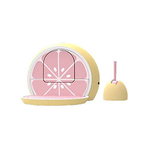 Watermelon-Shaped Enclosed Cat Litter Box with Scoop - Splash-Proof, Odor-Control Drawer Design for Indoor Cats (Color B) - Perfect for Small Spaces & Multi-Cat Homes