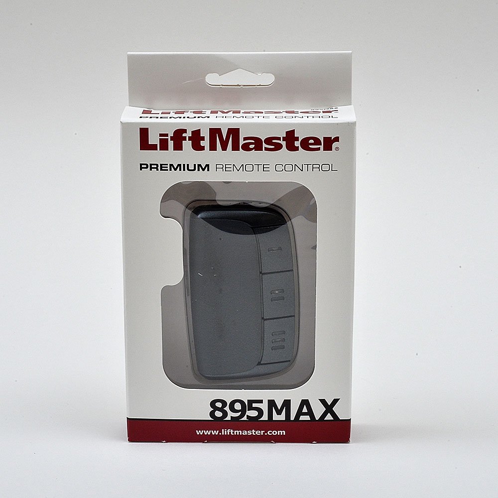 LiftMaster 895MAX Premium 3-Button Garage Door Opener Remote Control - Compatible with LiftMaster, Chamberlain, Craftsman - Easy Programming for Home & Business Security