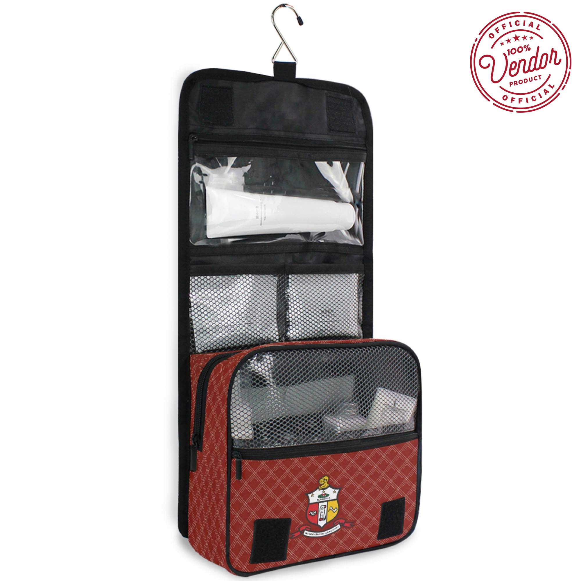 Bad Bananas Kappa Alpha Psi Travel Bags & Toiletry Organizers - Official Licensed Fraternity Accessories for College, Gym & Business Trips