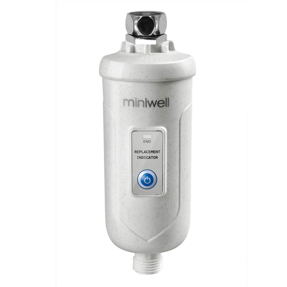 Miniwell L730-XC Shower Filter - 99% Chlorine Removal, Universal Shower Head Water Filter with Replacement Indicator for Soft Skin & Healthy Hair - Perfect for Dry Skin, Sensitive Scalp & Color-Treated Hair Care