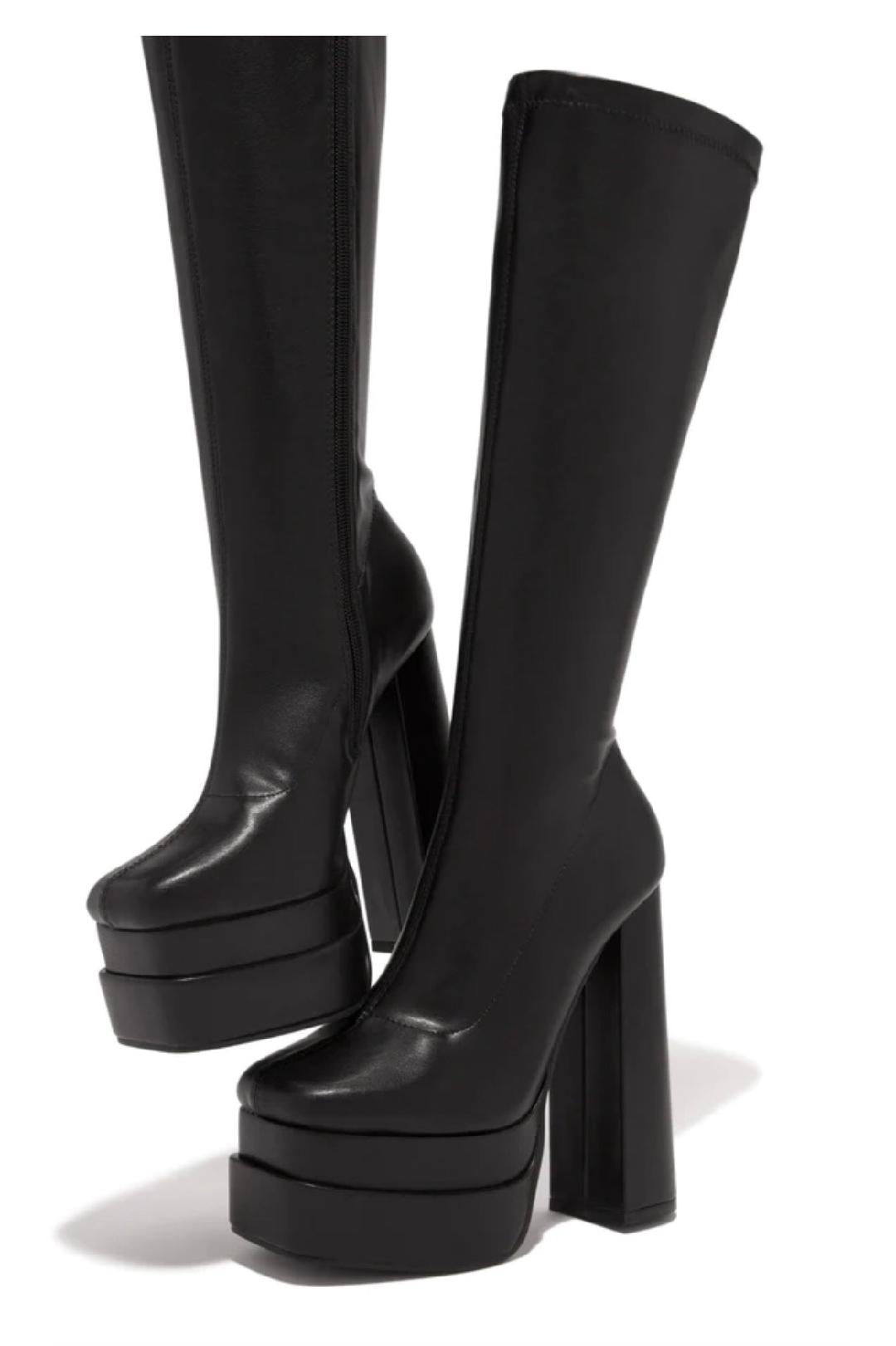 Layana Women's Black Ankle Boots - Stylish & Comfortable for Fall & Winter Fashion, Casual Outings & Office Wear