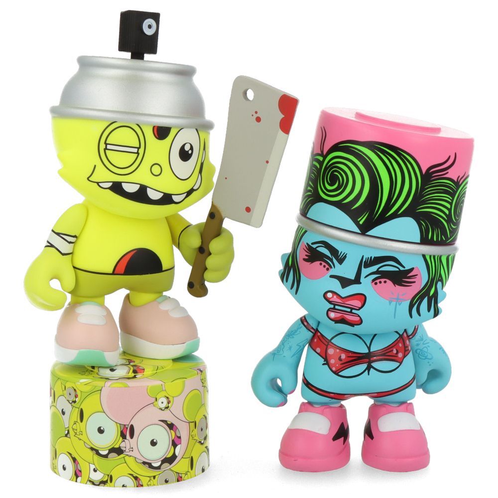 Kranky Series 1 Action Figure Display Set - 12 Piece Collectible Toy Figures for Home Decor, Office Display & Gift Giving