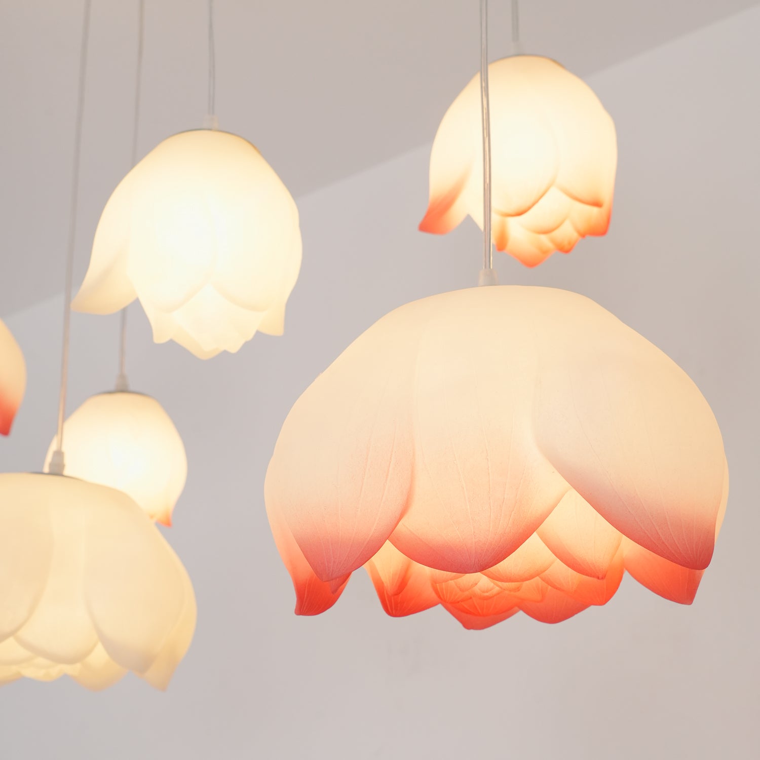 Elegant Lotus Flower Chandelier - Modern Crystal Ceiling Light Fixture for Living Room, Bedroom & Dining Room Decor | Perfect for Home, Wedding & Luxury Interior Design