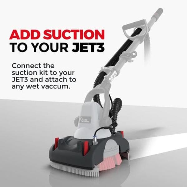 MotorScrubber Suction Kit for MSJET3 - Powerful Cleaning Attachment for Pool, Spa & Tile - Perfect for Deep Cleaning Hard-to-Reach Areas