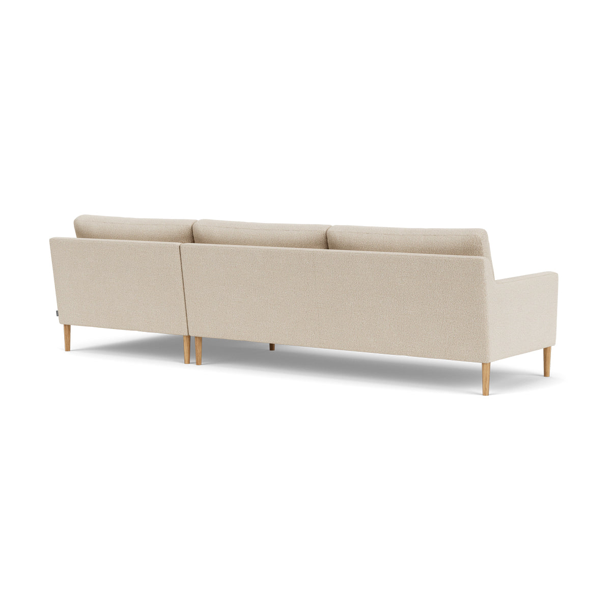 Astha Boucle Right Chaise Sofa - Modern Upholstered Sectional Couch with Chaise Lounge for Living Room, Family Room & Apartment Decor