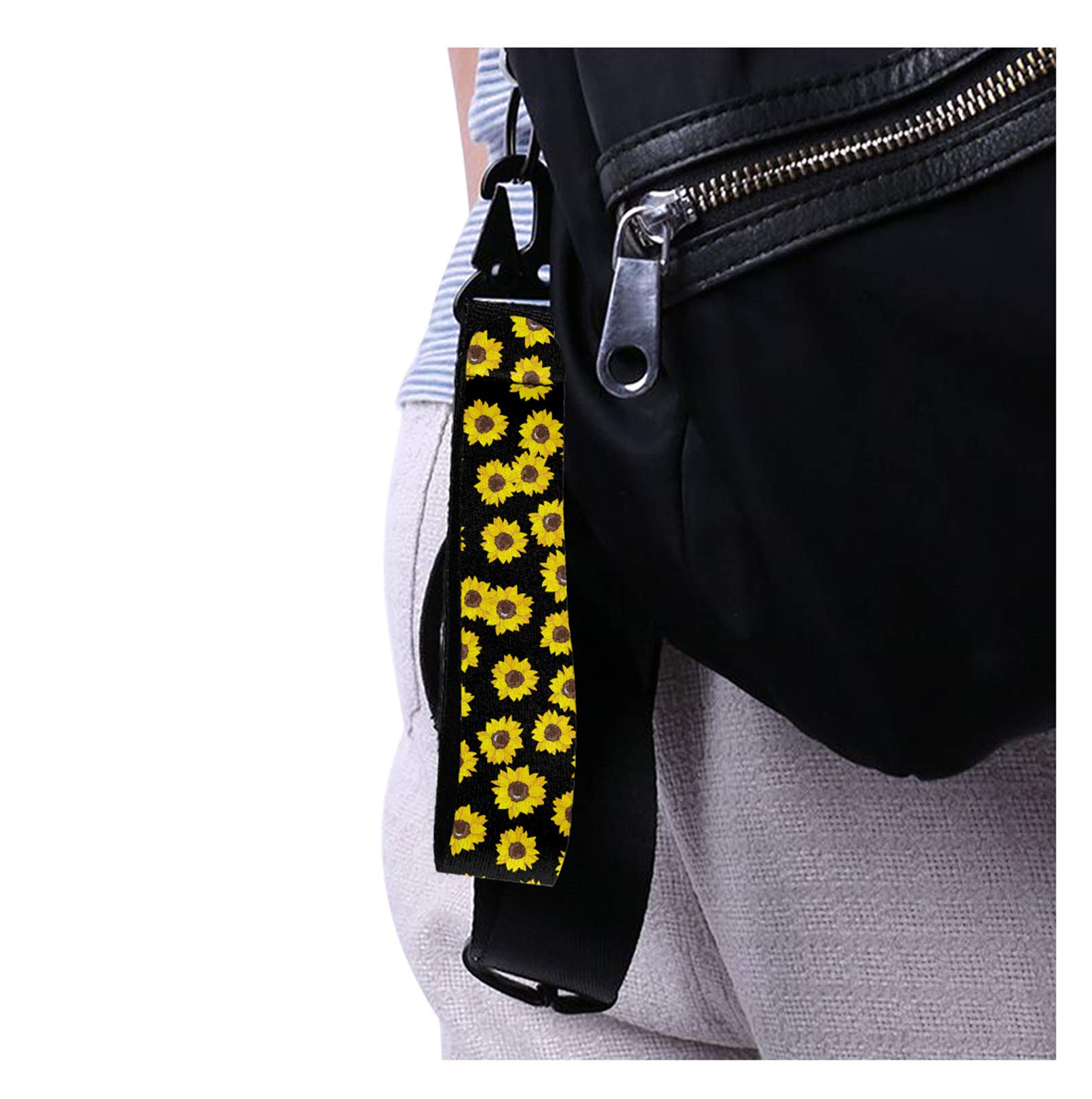 Babrukda Keychain Wrist Strap - Durable Key Holder Lanyard with Wristlet for Keys, ID Cards & Badges - Perfect for Work, Travel, Gym & Outdoor Activities