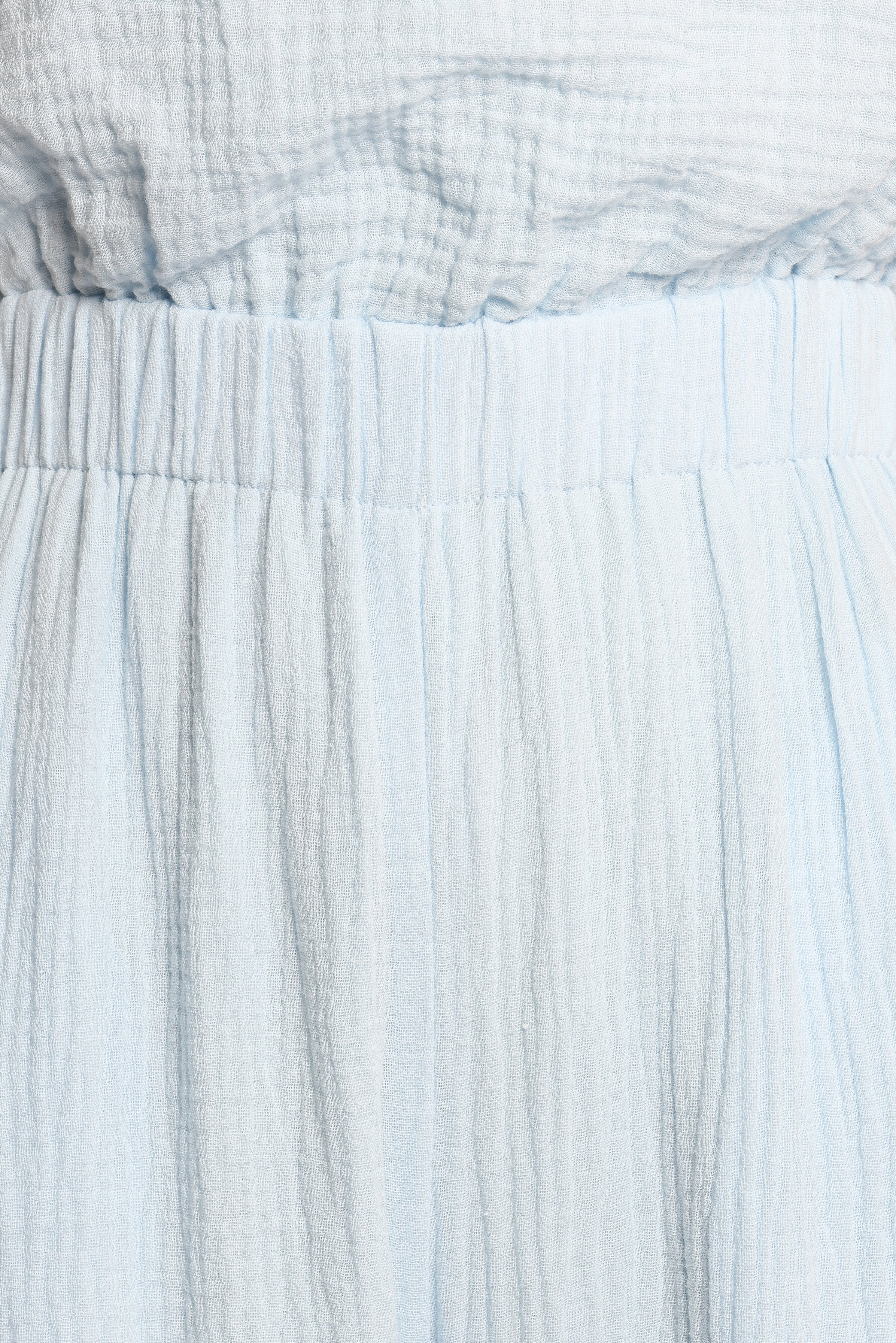 Brenna Cotton Jumpsuit for Women - Soft Pale Blue Romper | Casual Summer Outfit, Beach Cover-Up & Lounge Wear