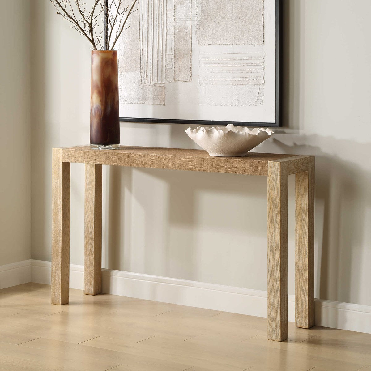 Luxury Bentley Style Console Table - Elegant Entryway Sofa Table for Hallway & Living Room Decor | Perfect for Home, Office & Hotel Lobby