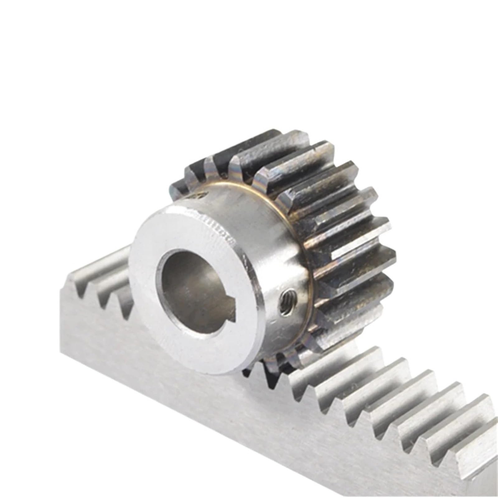 High Precision 1Mod 12x12x500mm Brass Gear CNC Machine Tool Kit - 2pcs Steel Straight Teeth Rack + 2pcs 1Mod Gear Pinion for CNC Lathe (40 Teeth, 10mm) - Perfect for DIY CNC Projects, Metalworking & Industrial Automation