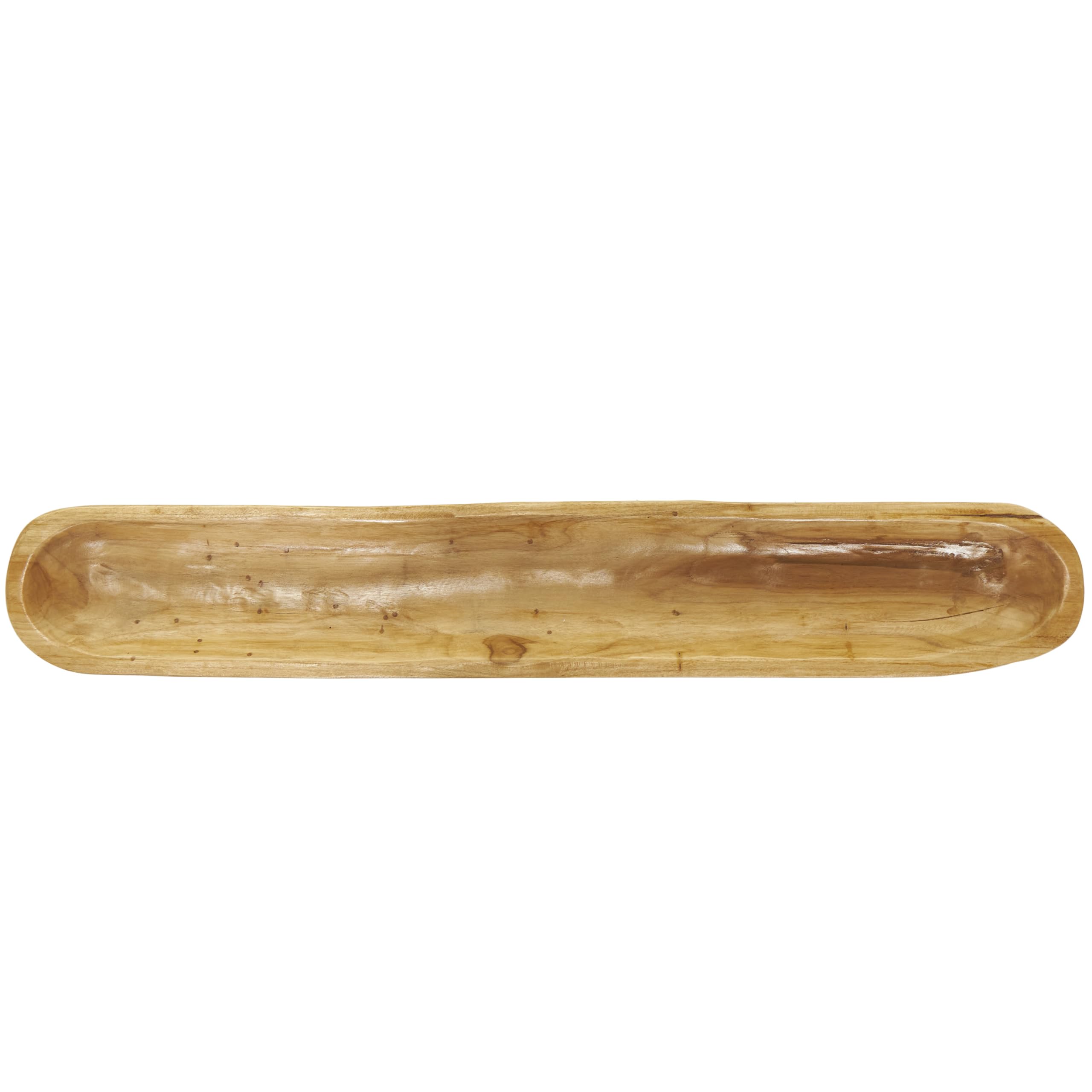 Handmade Teak Wood Live Edge Serving Tray - 36