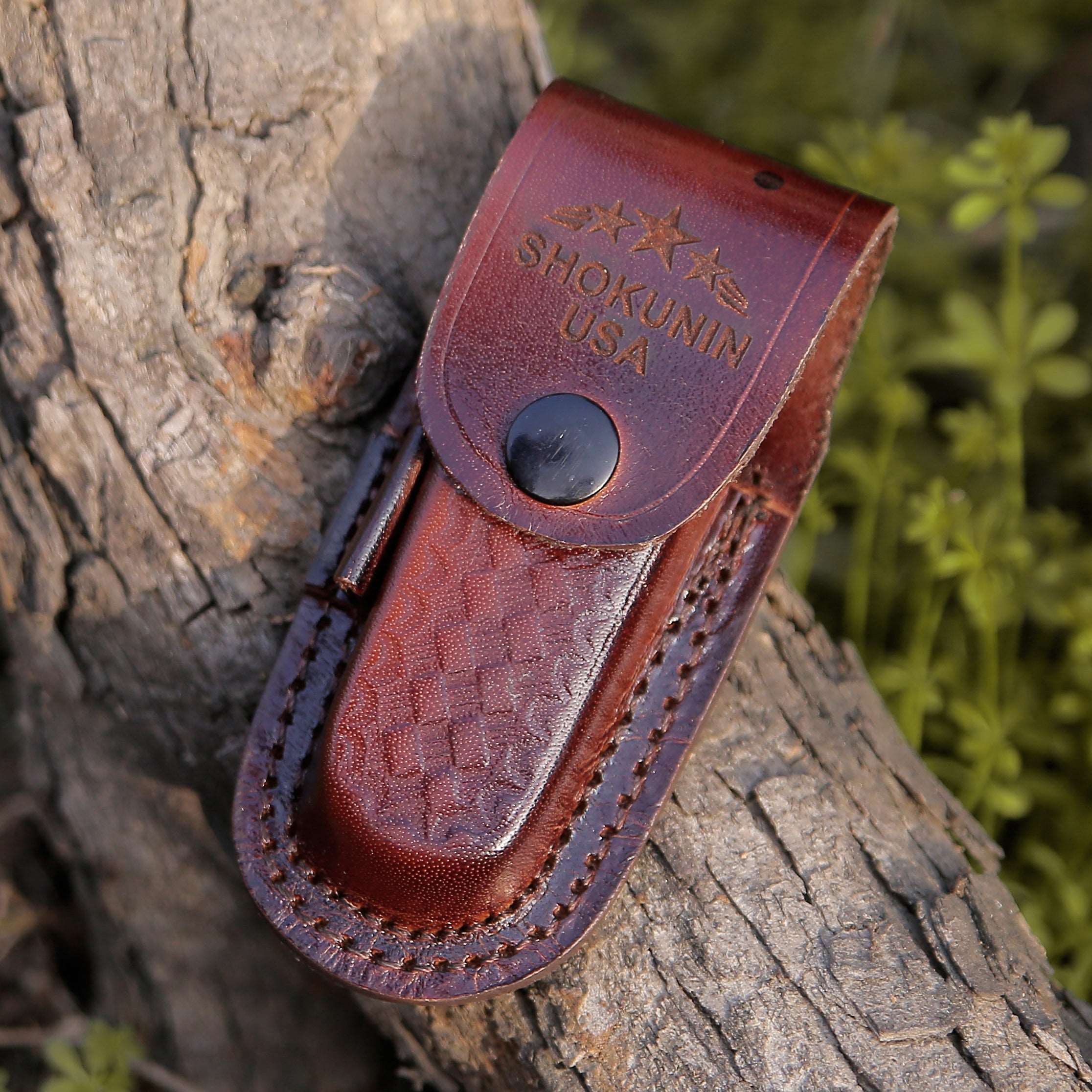 Premium Damascus Steel Pocket Knife for Men - Expedition Gentleman's Folding Knife with Pakkawood Handle - Perfect for Camping, Hiking & Outdoor Adventures