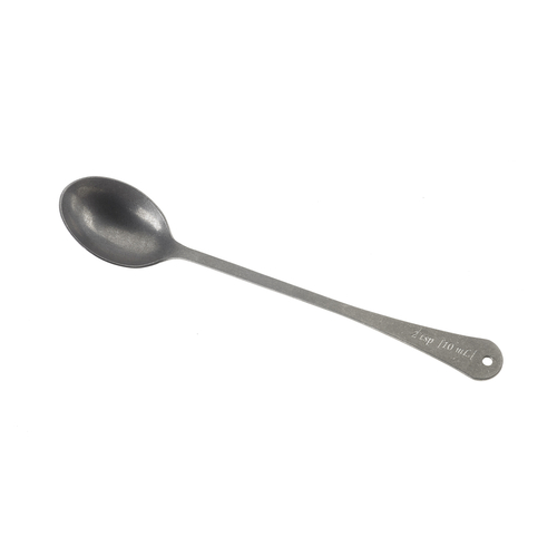 Barfly 2 Tsp Measured Bar Spoon - Vintage Stainless Steel Cocktail Mixing Tool for Bartenders & Home Bars - Perfect for Crafting Martinis, Old Fashioneds & Cocktails