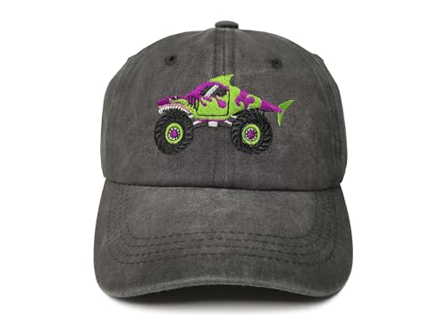 Monster Truck (Shark Shape) (Washed Black)