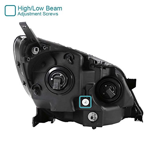 Honda Odyssey Replacement Crystal Clear Headlights - Pair (Left + Right) for Improved Night Visibility & Safety - Perfect for Daily Commute, Road Trips & Night Driving