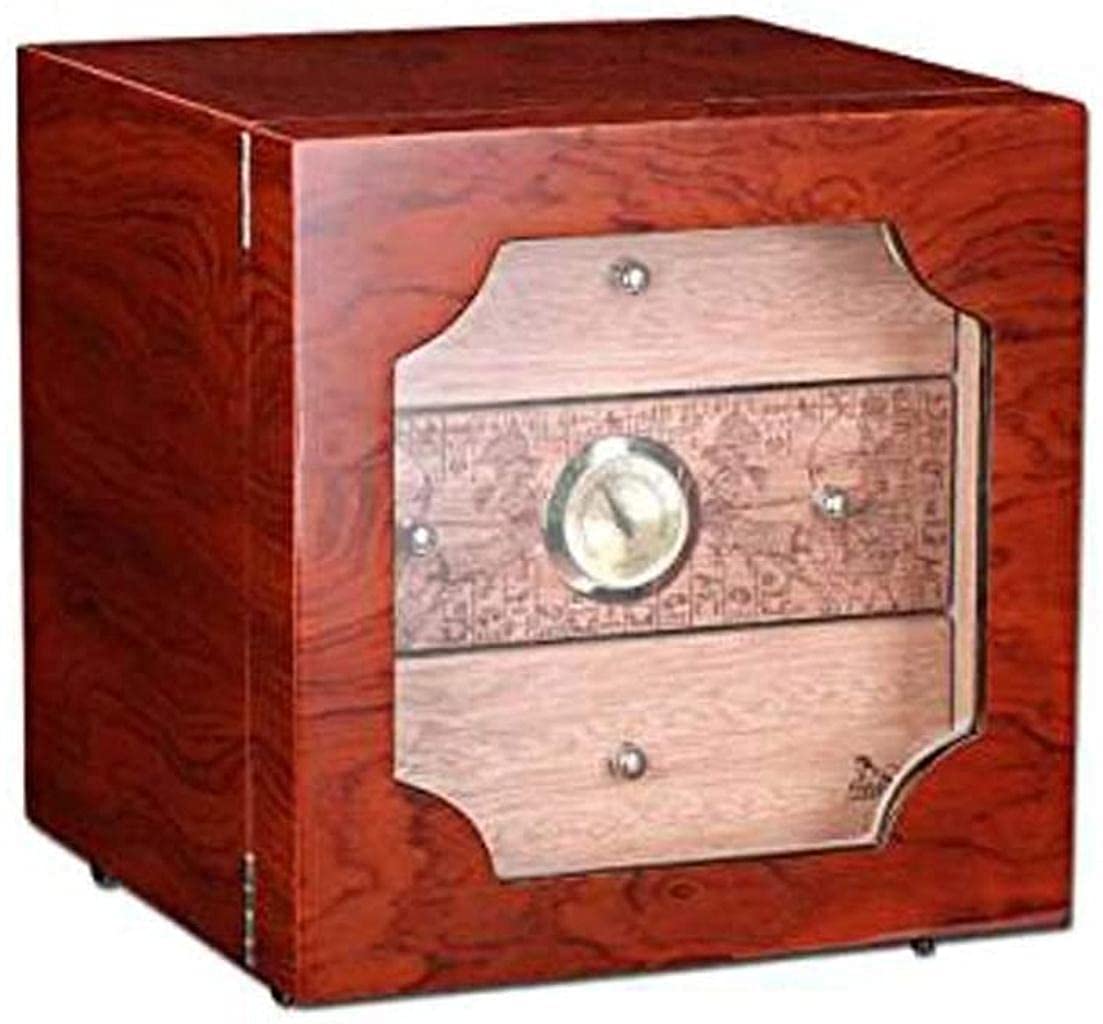 Premium Large Capacity Cigar Humidor Cabinet - Portable Cedar Wood Cigar Box with Humidity Control | Perfect for Home, Office & Travel Cigar Storage