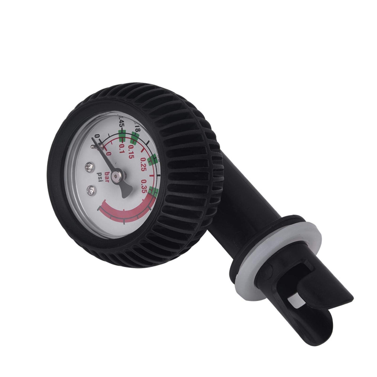Demeras Nylon Kayak Pressure Gauge - Easy Installation, Large Measuring Range Valve Adapter for Inflatable Boats, Kayaks & Rafts | Perfect for Water Sports, Fishing & Outdoor Adventures