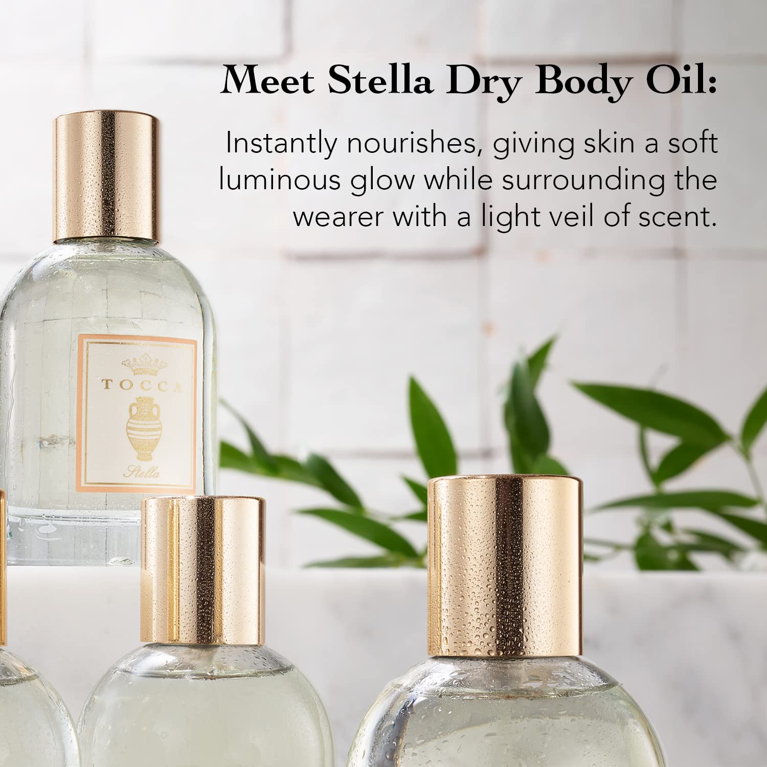 Tocca Stella Dry Body Oil (100ml) & Eau de Parfum (20ml) Set - Fresh Floral Scent with Blood Orange, Freesia & Spicy Lily Notes | Moisturizing Body Oil & Perfume Gift Set for Women | Perfect for Daily Use, Special Occasions & Travel