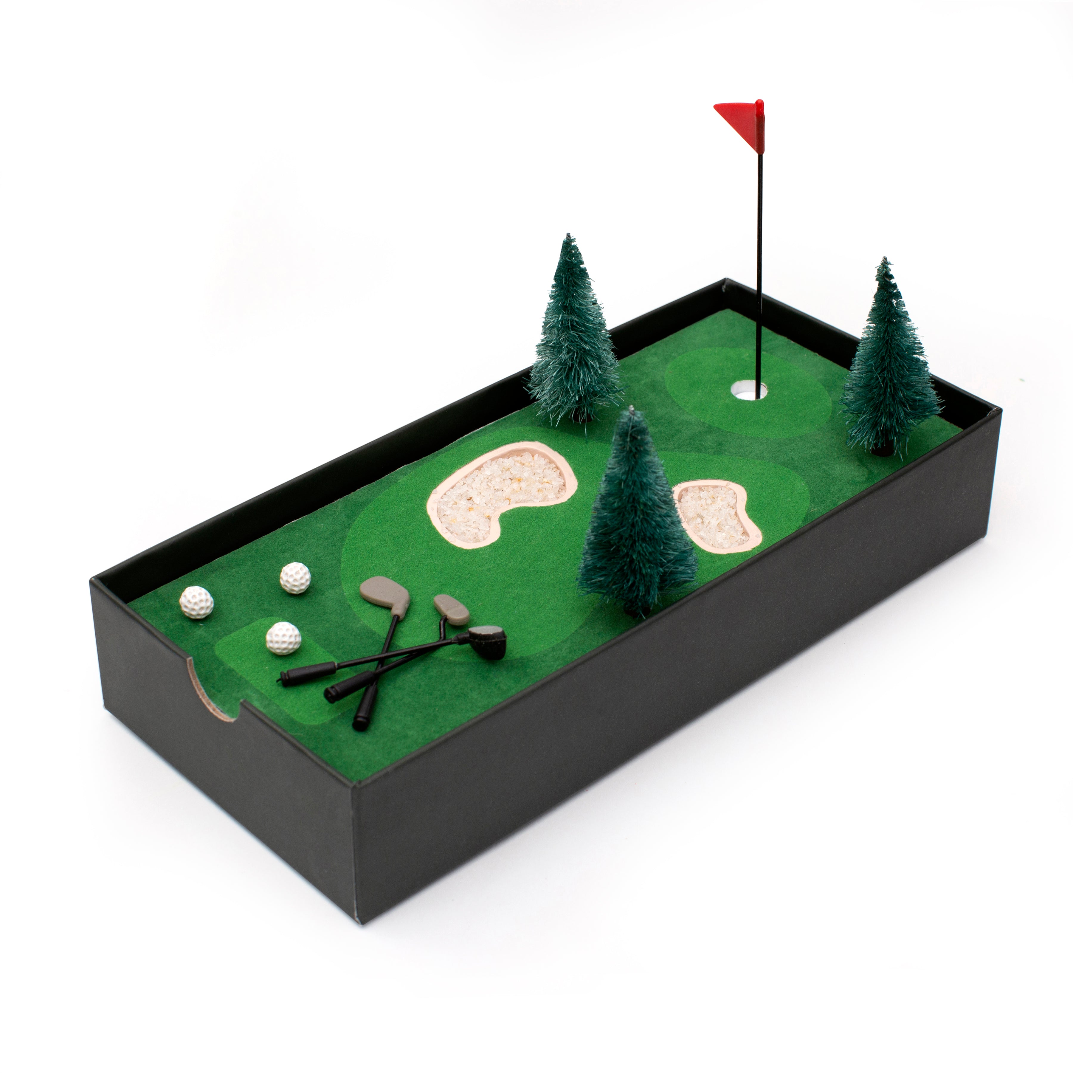 Premium Desktop Golf Putting Green Set - Portable Mini Golf Game for Office & Home - Perfect for Stress Relief & Indoor Practice - Great Gift for Golf Lovers