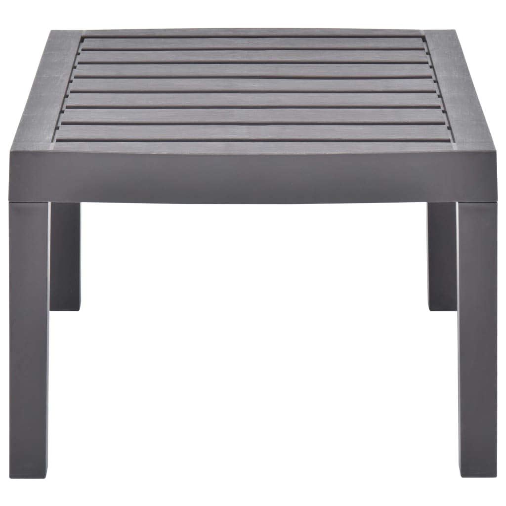 Durable Plastic Small Dining Table & Coffee Table - Weather Resistant Indoor/Outdoor Use for Patio, Garden, and Living Room