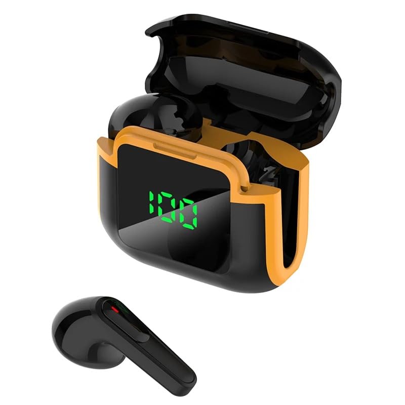 Pro90 TWS Wireless Bluetooth Earbuds - HiFi Stereo Sound, Low Latency Gaming & Sport Headphones for Running, Workouts & Mobile Gaming | Sweatproof & Secure Fit