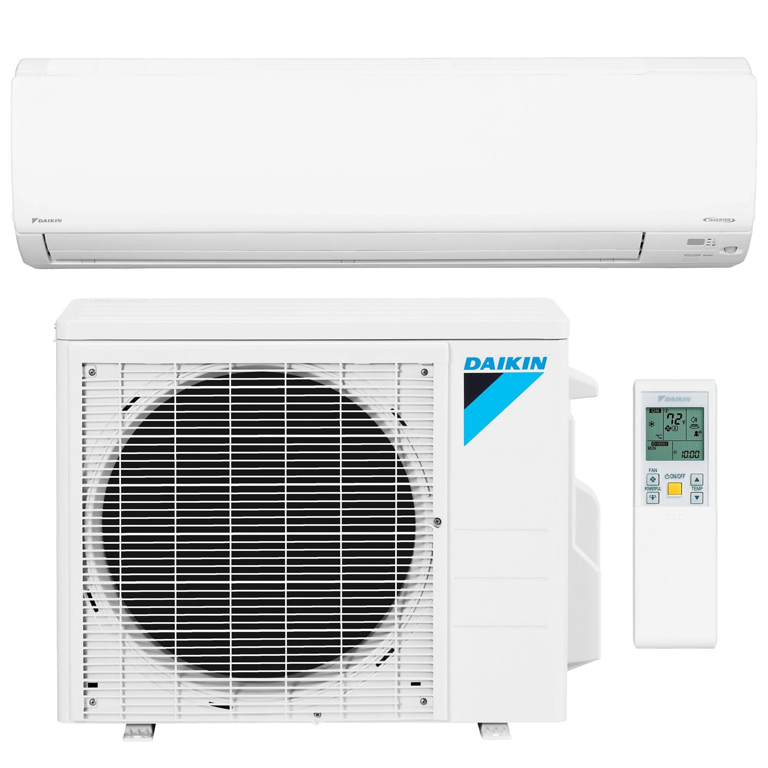 Daikin 30000 BTU 17.5 SEER Low Ambient Ductless Mini Split Wall Mount Air Conditioner - Energy Efficient Cooling for Bedrooms, Living Rooms & Small Offices