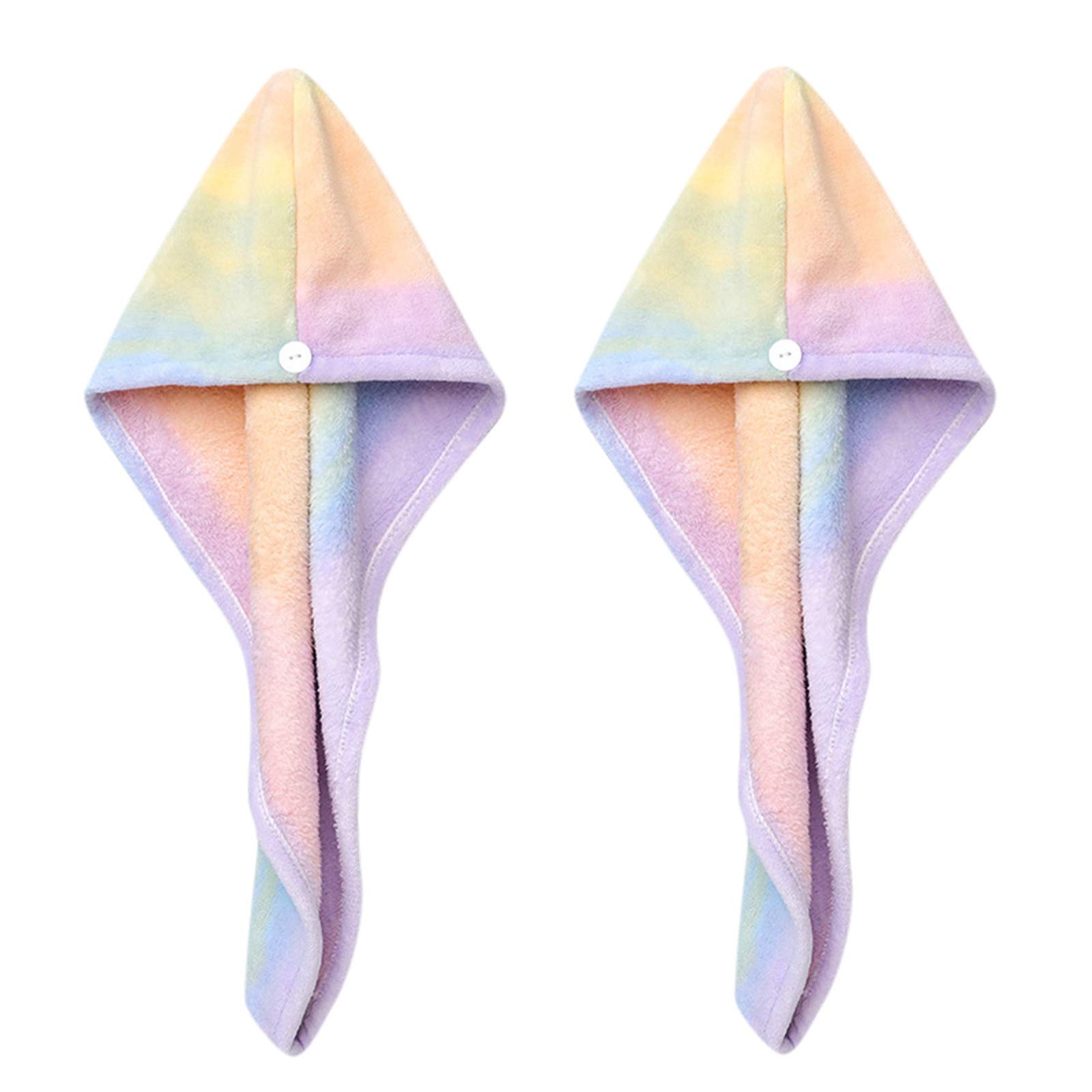 Premium Microfiber Hair Towel Wrap - Ultra Absorbent Quick Dry Hair Turban for Women | Anti-Frizz Shower Cap for Curly Hair | Perfect Post-Shower Hair Care & Salon Styling Accessory