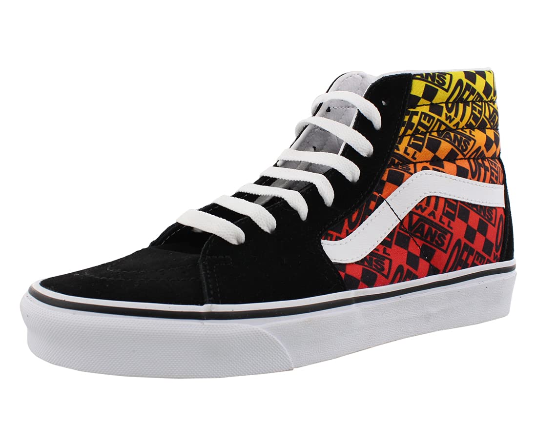 Vans Unisex Hi-Top Skate Shoes - Classic Black & White Sneakers for Men & Women | Streetwear, Casual Wear & Skateboarding