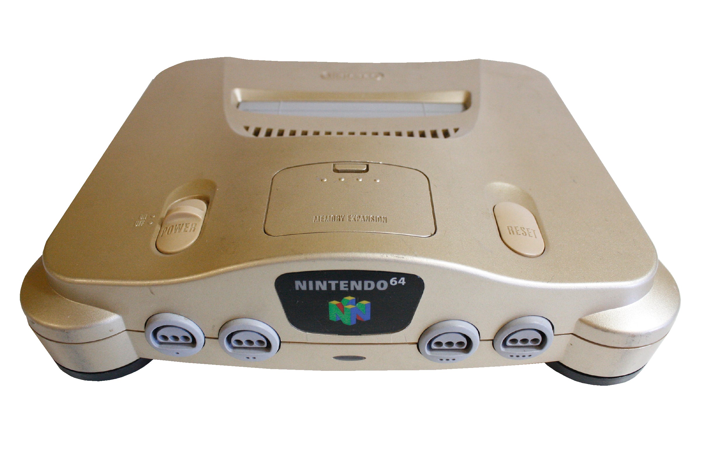Original Nintendo 64 (N64) Gaming Console - Gold Edition | Retro Video Game System for Classic Gaming | Perfect for Collectors & Nostalgic Gamers