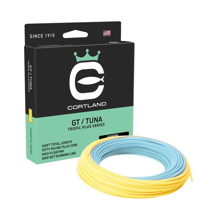 Cortland Tropic Plus GT/Tuna Saltwater Fly Fishing Line - Premium Floating Line for Saltwater Game Fish Like Giant Trevally & Tuna - Ideal for Offshore & Inshore Fly Fishing Adventures
