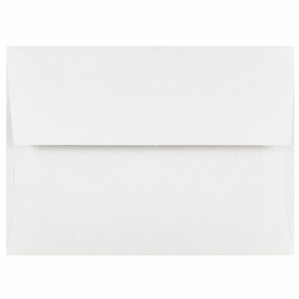 Custom Printed A6 Invitation Envelopes 250 Pack - Personalized Address on Back Flap - 4.75