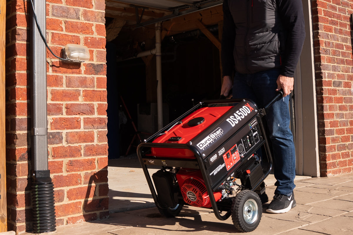 4,500 Watt Portable Gasoline Generator with CO Alert - Reliable Backup Power for Home, Camping & Emergency Use