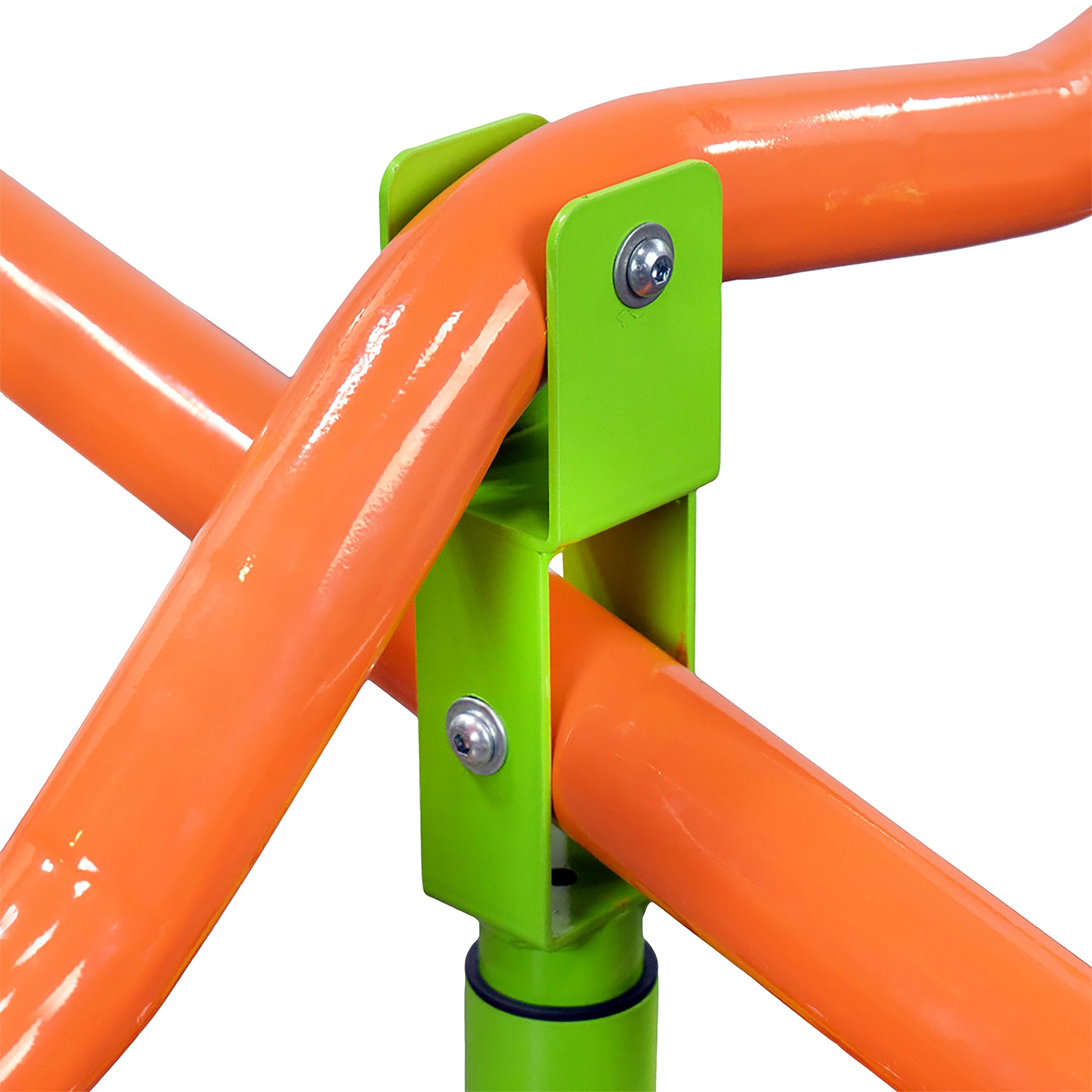 360 Degree Rotating Outdoor Playground Seesaw for Kids - 4 Seats, Sturdy Plastic, Blue & Green - Perfect for Backyards, Parks & Daycares - Ages 3+