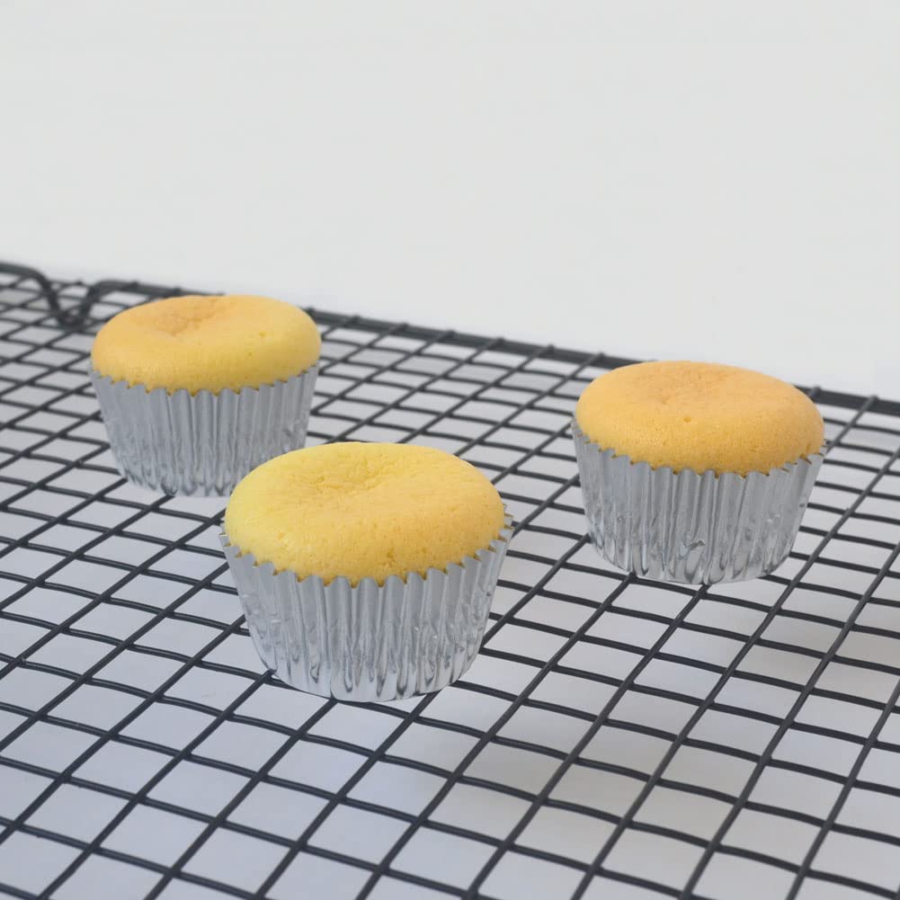 Premium Silver Foil Cupcake Liners - 240 Count Mini Baking Cups for Weddings, Birthday Parties, Baby Showers & Holiday Events - Elegant Dessert Decorations for Professional Baking & Home Use