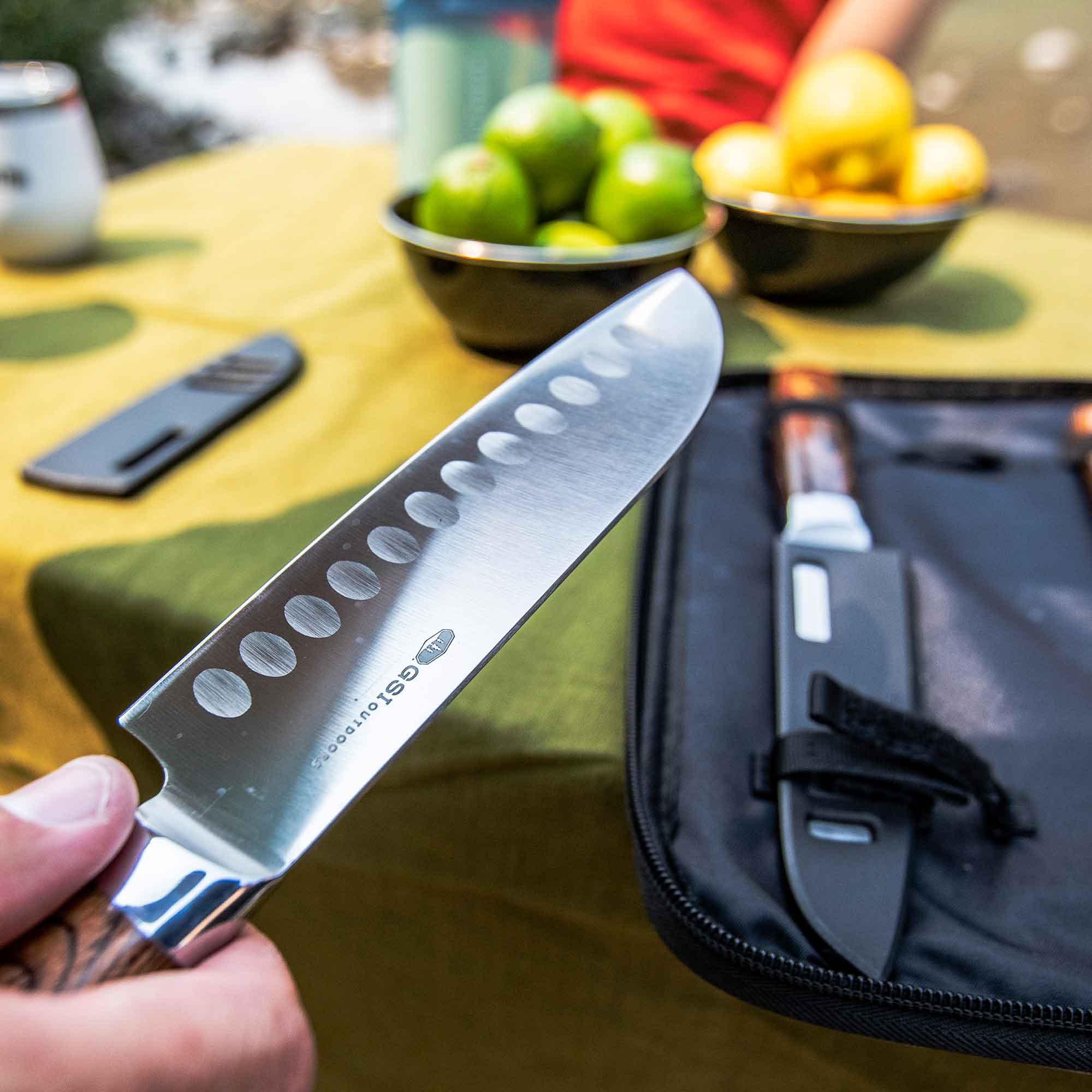 Premium Rakau Knife Set - 6-Piece Stainless Steel Kitchen Knives with Ergonomic Handles for Professional Chefs & Home Cooking - Perfect for Slicing, Dicing, and Chopping Vegetables, Meat, and Fruits