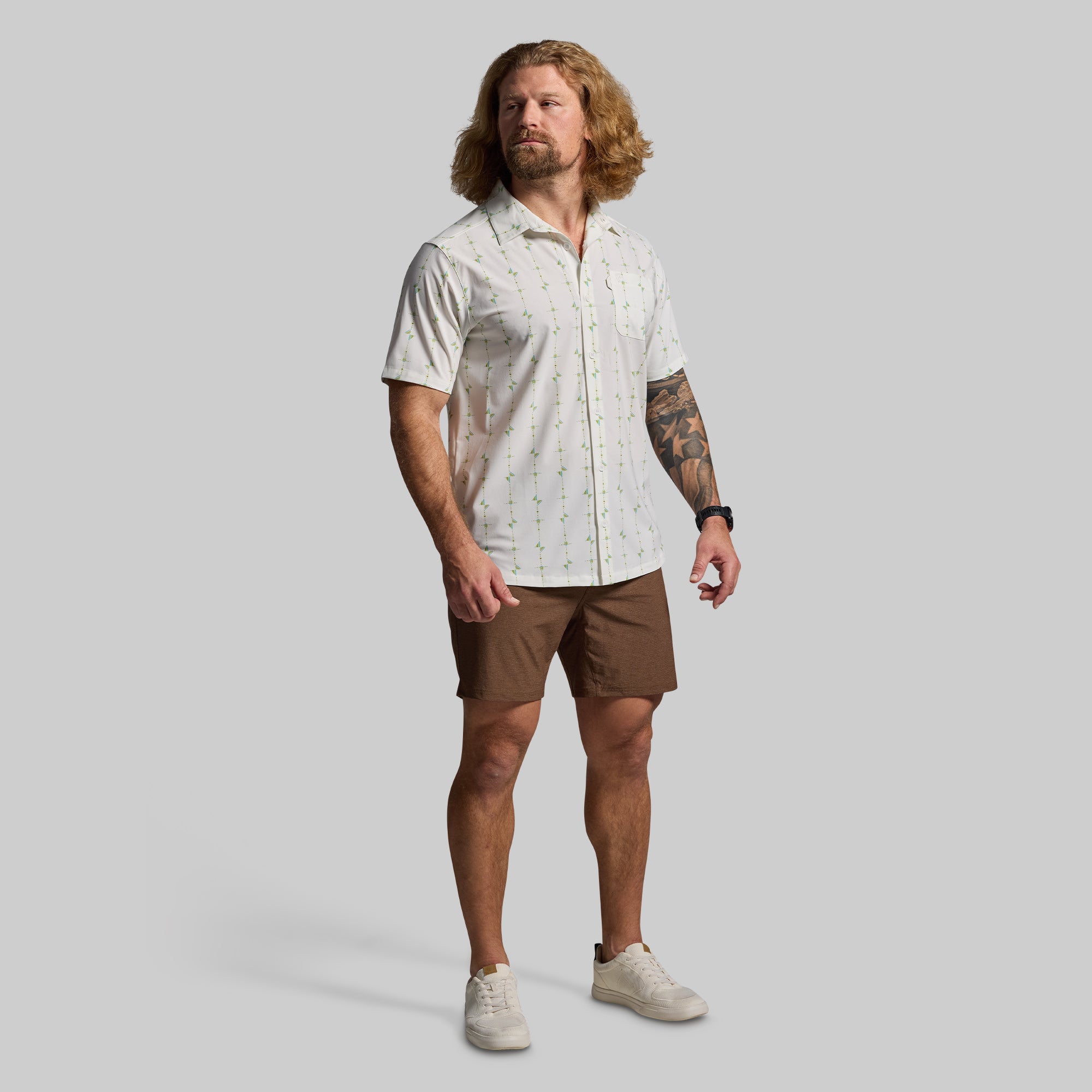 Traverse Short 7 - Coyote Brown Tactical Hiking Pants for Men | Durable Outdoor Adventure & Travel Shorts | Perfect for Camping, Hiking & Military Use