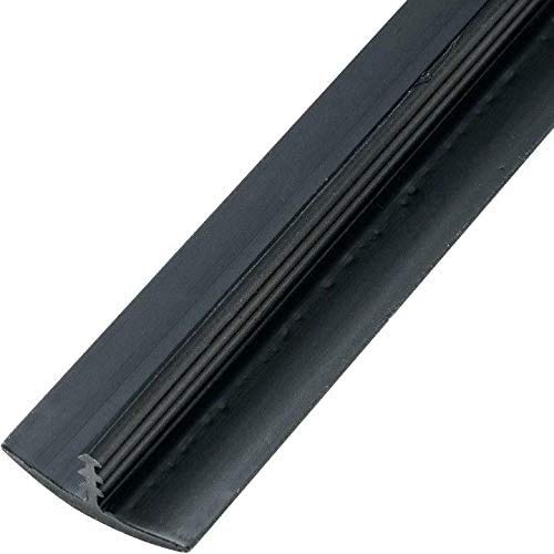 Edge Supply Black 5/8 in x 250 ft Center Barb Tee Molding for DIY Projects, Arcade Machines, Tables & Home Improvement - Perfect for Small Crafts, Floor Transitions & Cabinet Edging