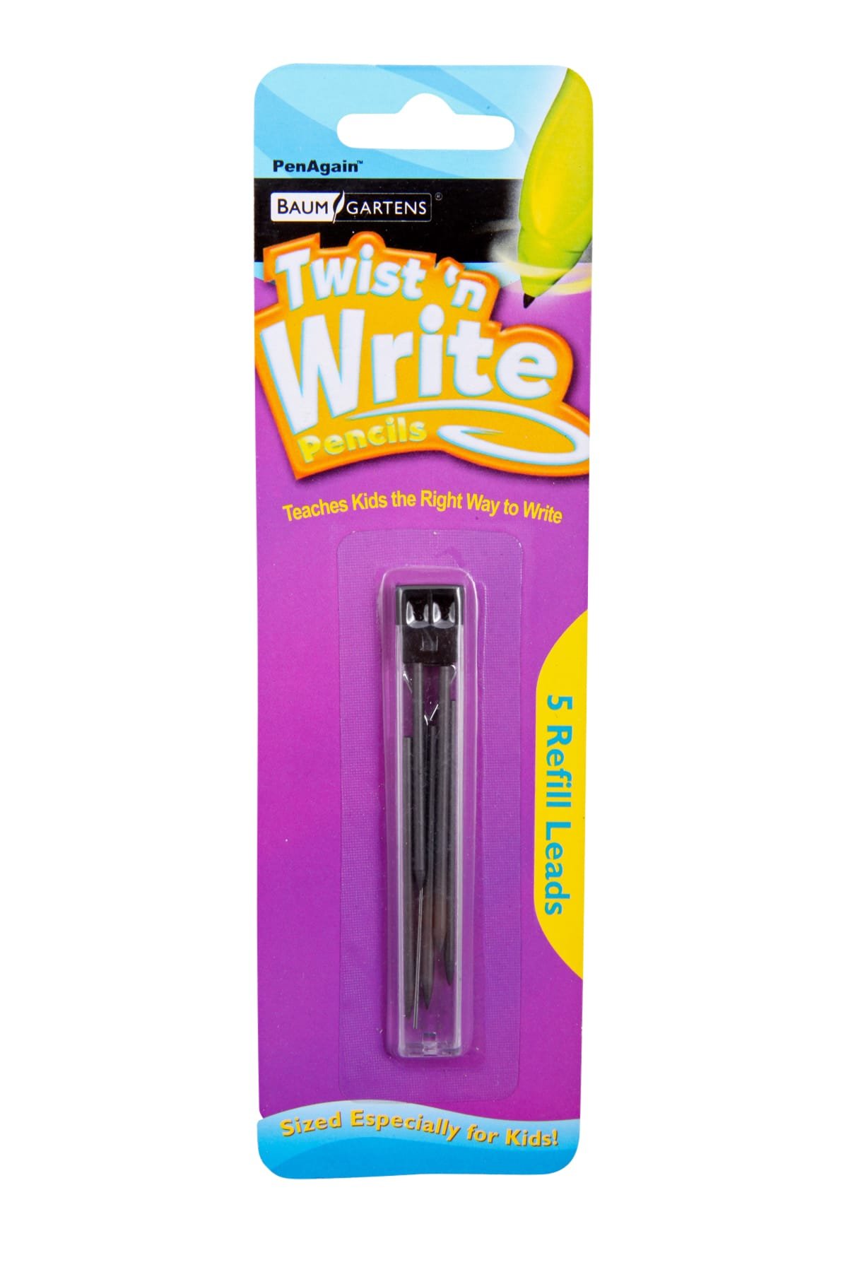 Baumgartens Inc Lead Refills Pack of 5 - Premium Pencil Refills for Smooth Writing - Perfect for Office, School & Art Projects