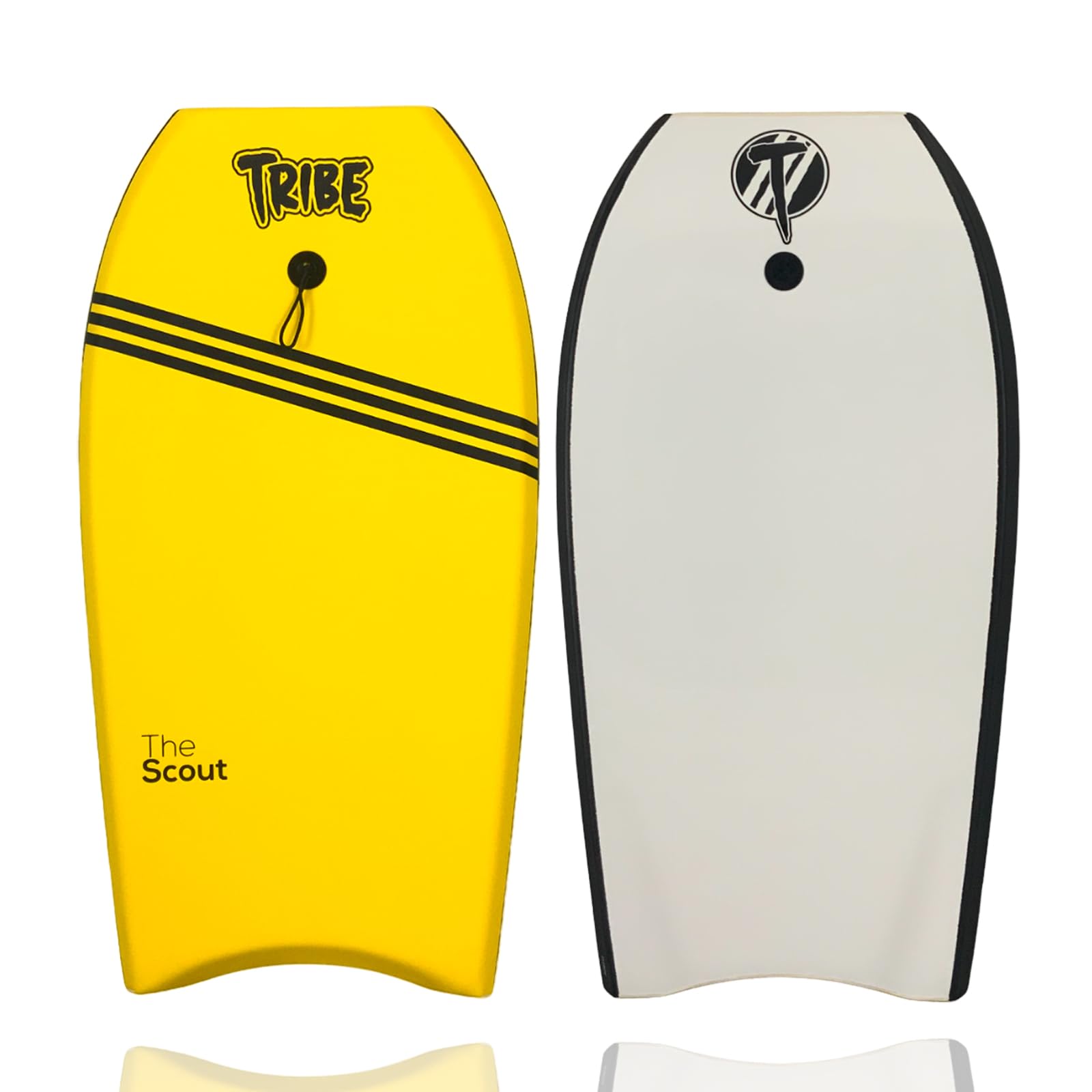 The Scout Bodyboard with Leash - Lightweight & Durable Bodyboard for Kids, Teens & Adults - Perfect for Beach, Pool & Wave Riding