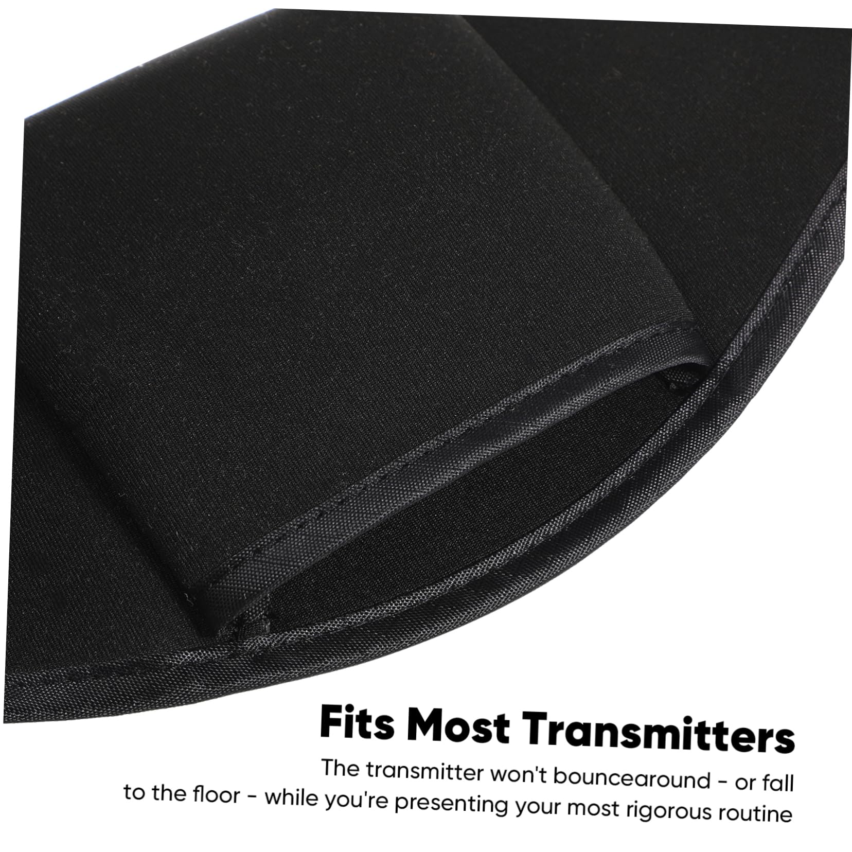 Microphone Carrier Belt - Secure Mic Holder Pouch for Fitness Instructors, Theater, Speakers, Events, and Outdoor Activities - 60X14X1cm