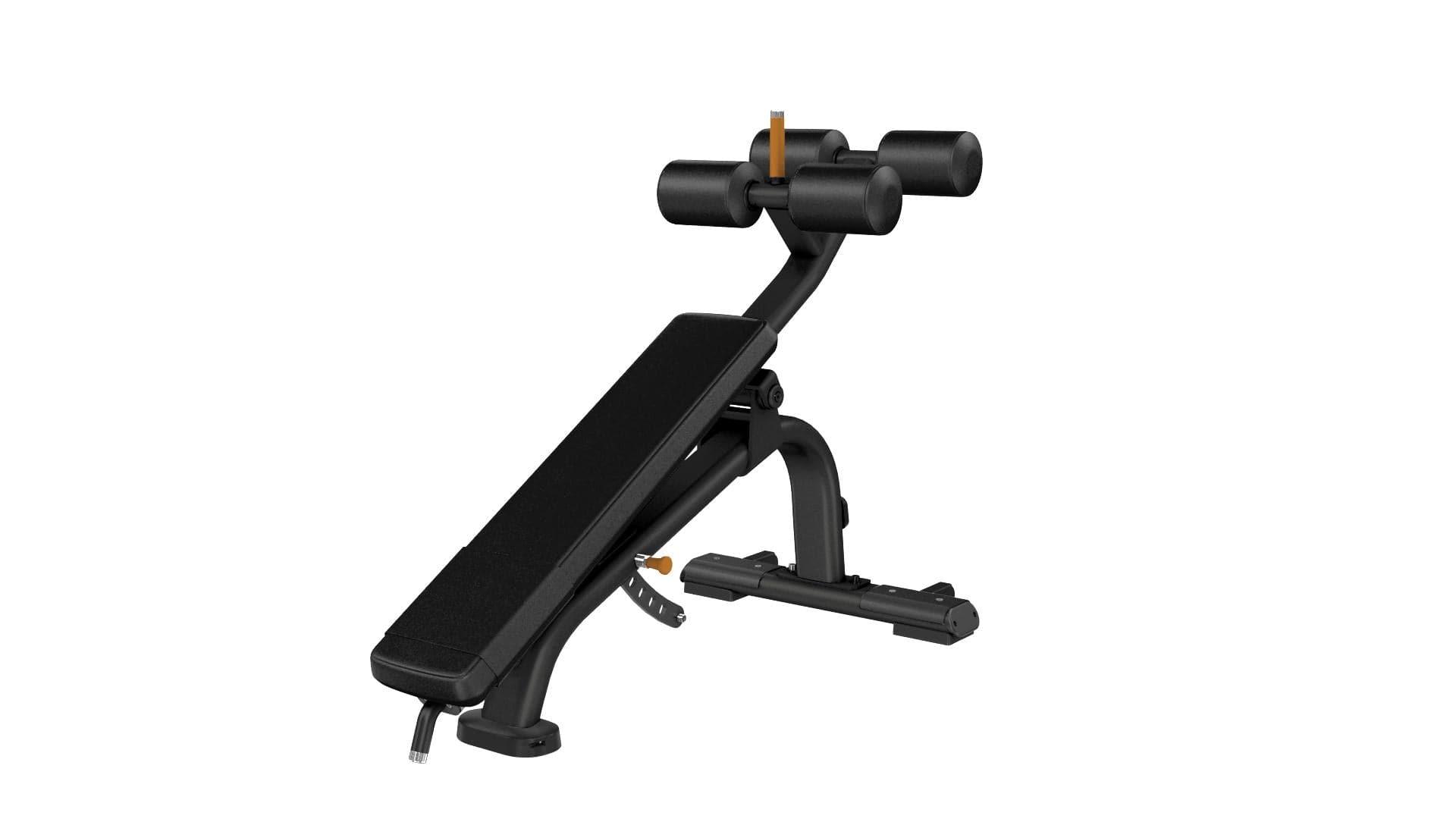 Precor Discovery Series Adjustable Decline Bench (DBR0113) - Premium Home Gym Equipment for Strength Training & Weightlifting - Perfect for Home Workouts & Fitness Enthusiasts