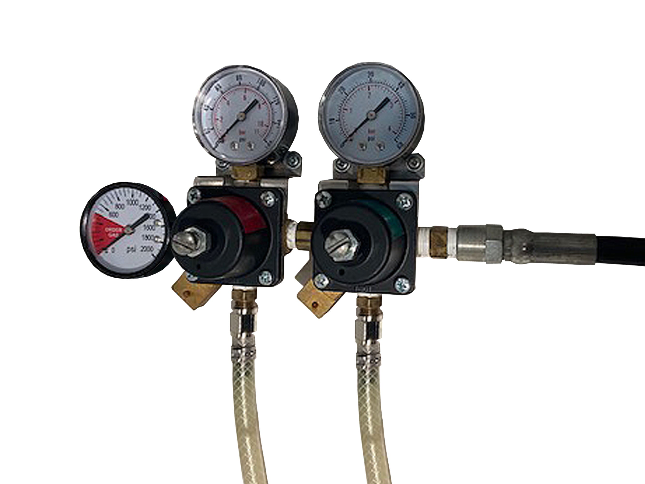 Cornelius Hi Lo CO2 Regulator Kit with 6ft Hose - Perfect for Homebrew, Kegerator, and Draft Beer Systems