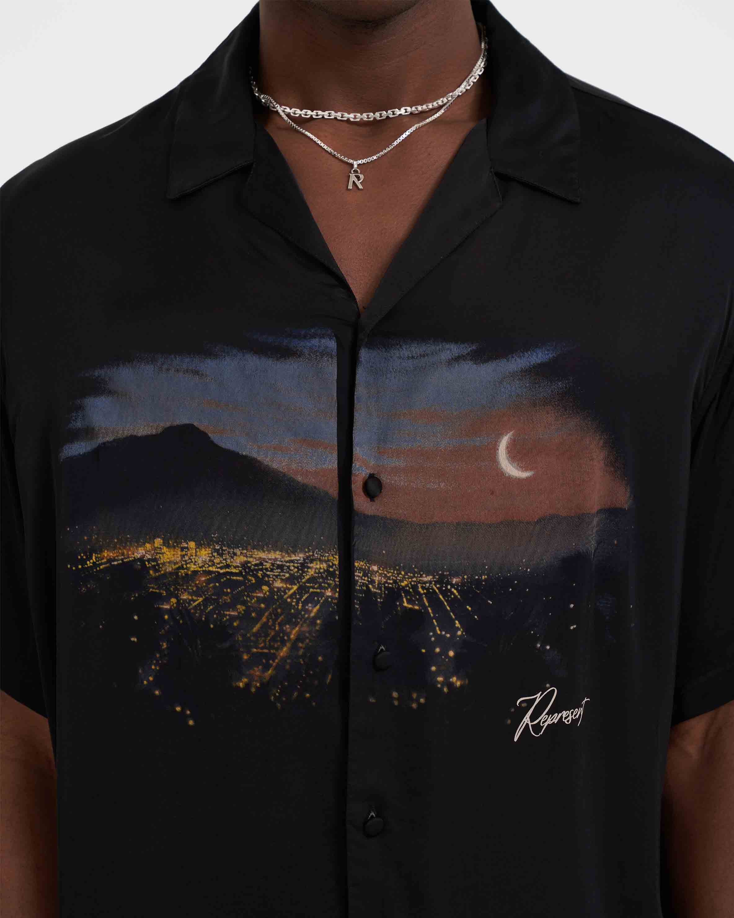 The Hills Shirt - Premium Black Cotton T-Shirt for Men | Casual Wear, Street Style & Everyday Comfort