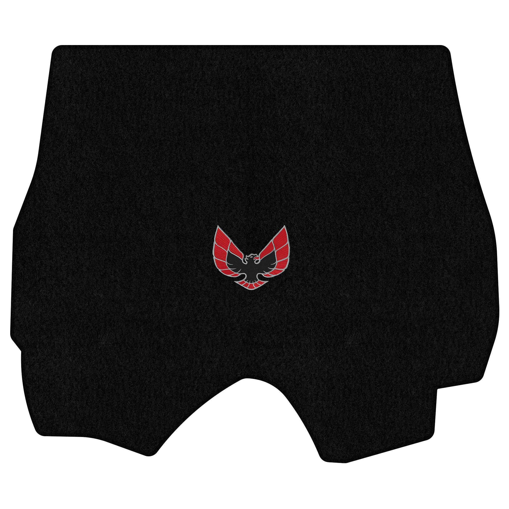 Premium Custom-Fit Carpet Floor Mats for 1974-1981 Pontiac Firebird/Trans Am - Black Trunk Liner with Firebird Logo | Luxury Car Accessories for Classic Muscle Cars | Perfect for Car Shows & Vintage Car Restoration