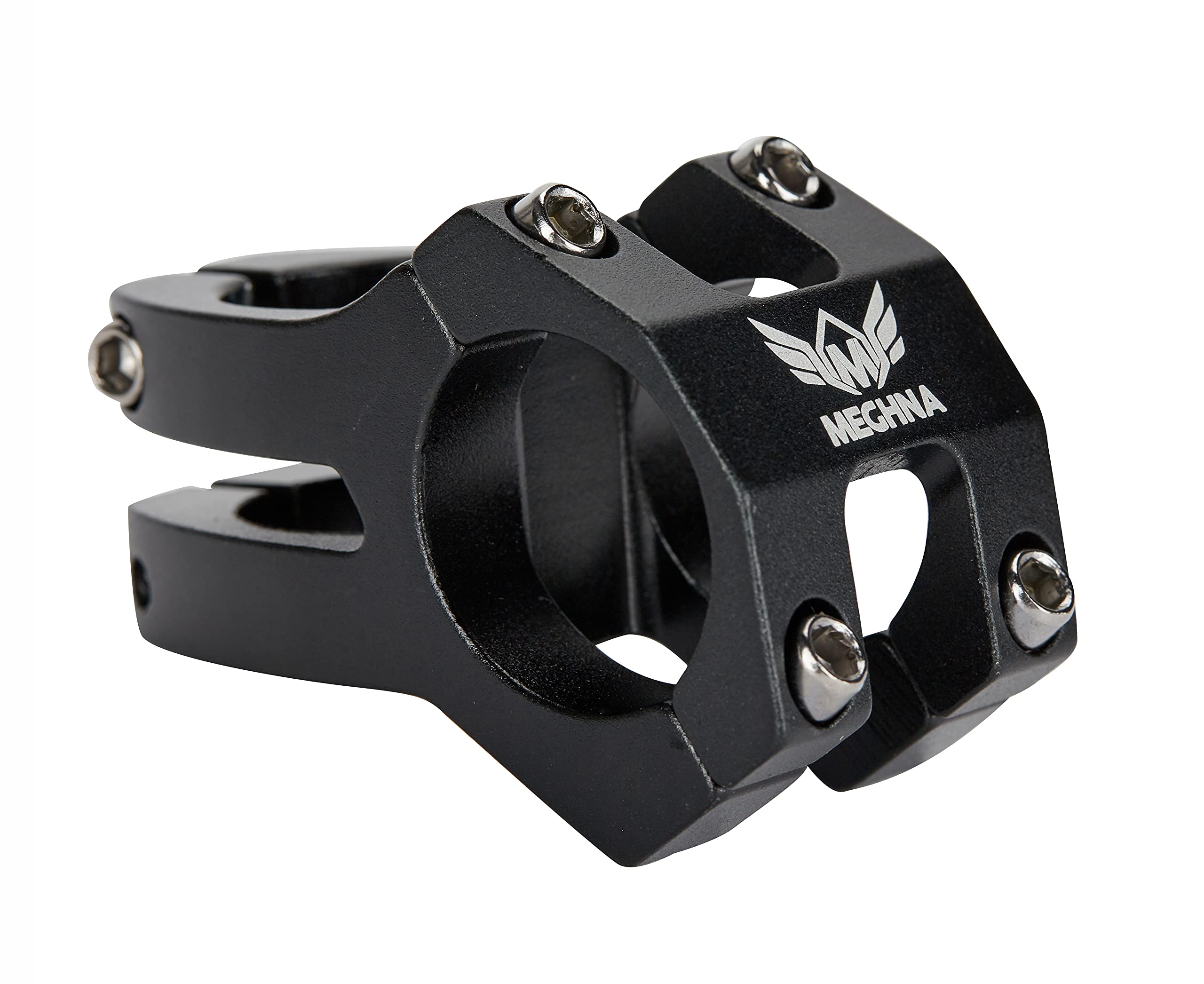 MEGHNA MTB 35mm Short Bike Stem φ22.2mm/φ31.8mm - Lightweight Aluminum Alloy Handlebar Stem for Mountain Bike, Road Bike, BMX - Perfect for Trail Riding, Commuting & Urban Cycling