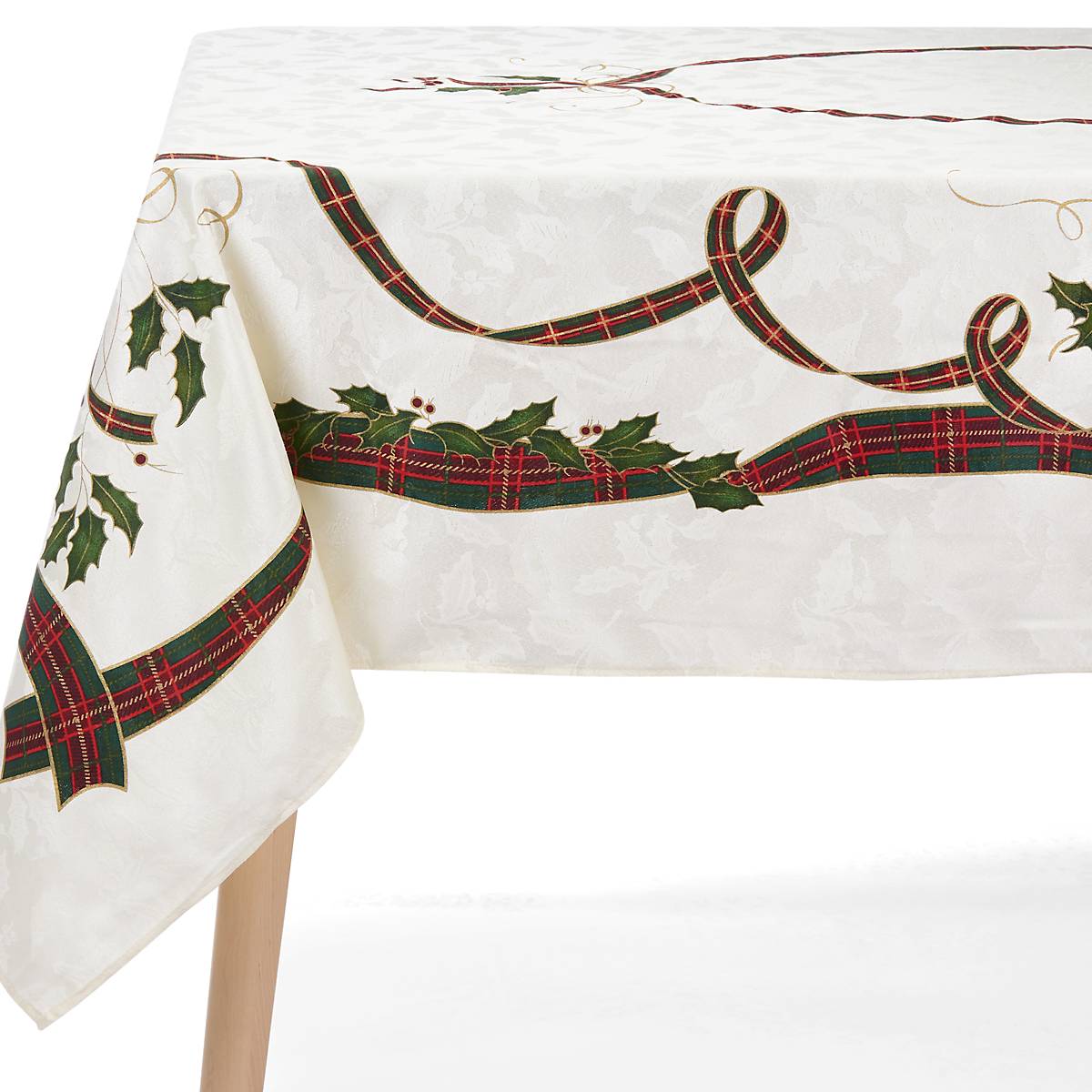Elegant Holiday Nouveau Tablecloth - Festive Dining Decor for Christmas, Thanksgiving & Special Occasions
