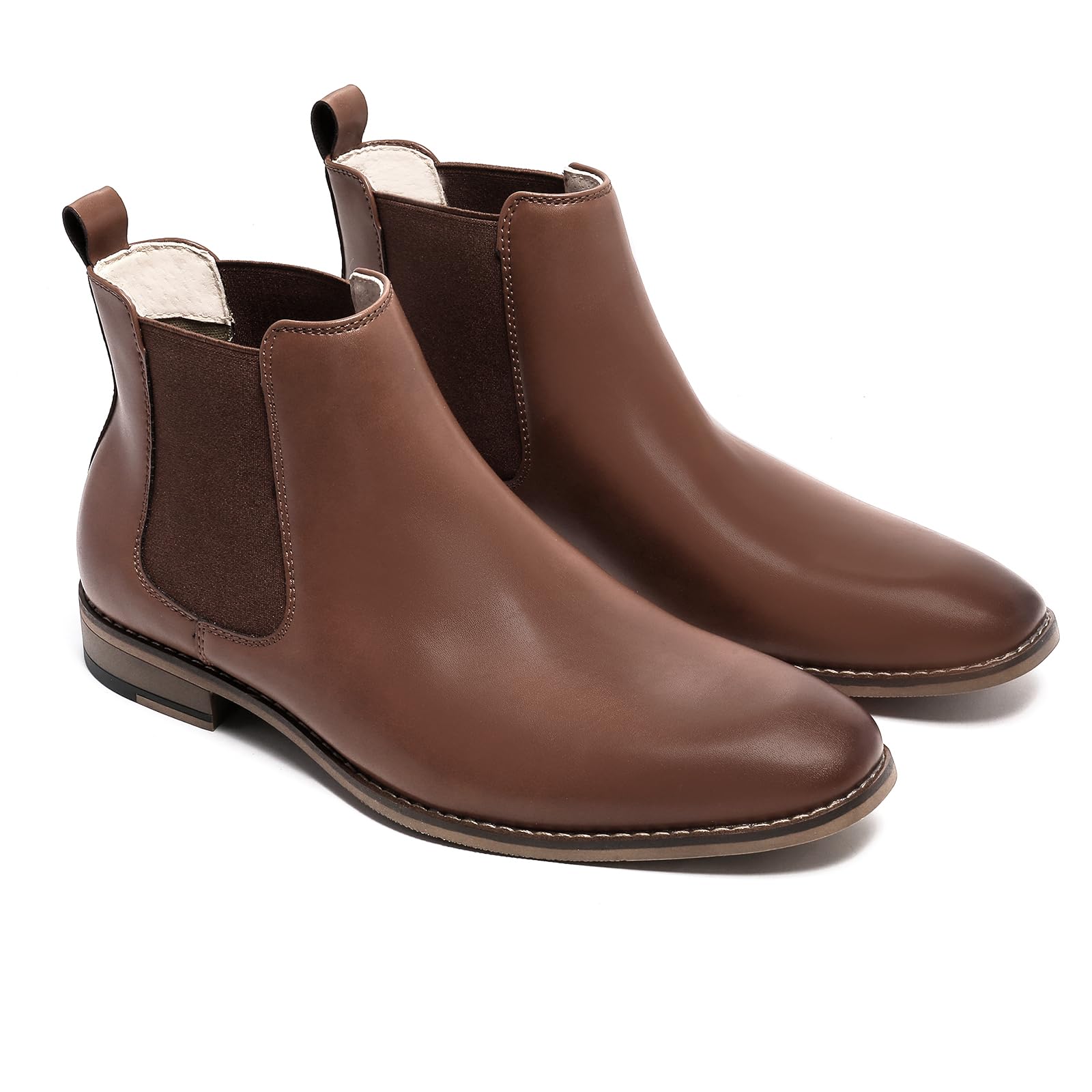 **Men's Classic Elastic Chelsea Boots - Stylish Dress Ankle Boots for Casual & Formal Wear - Perfect for Office, Parties & Everyday Outfits**